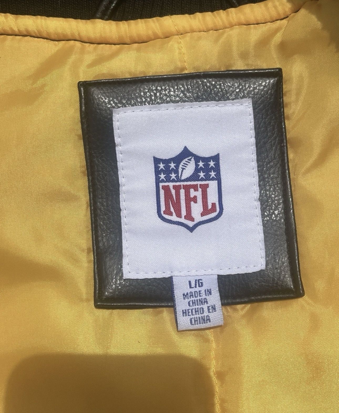 NFL NFL AFC Steelers leather jacket size large Size US L / EU 52-54 / 3 - 5 Thumbnail