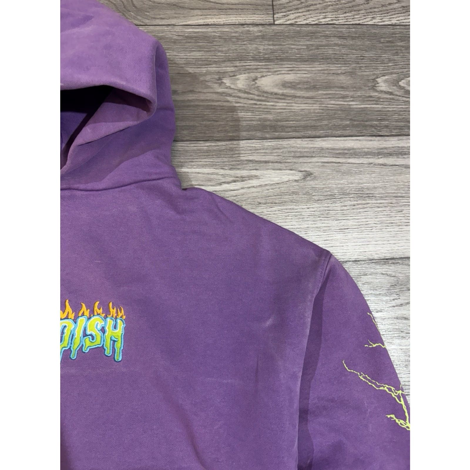 Vintage Childish TGF Bros Hoodie Mens Size S Oversized Purple Heavyweight Pullover Size US S / EU 44-46 / 1 - 5 Thumbnail