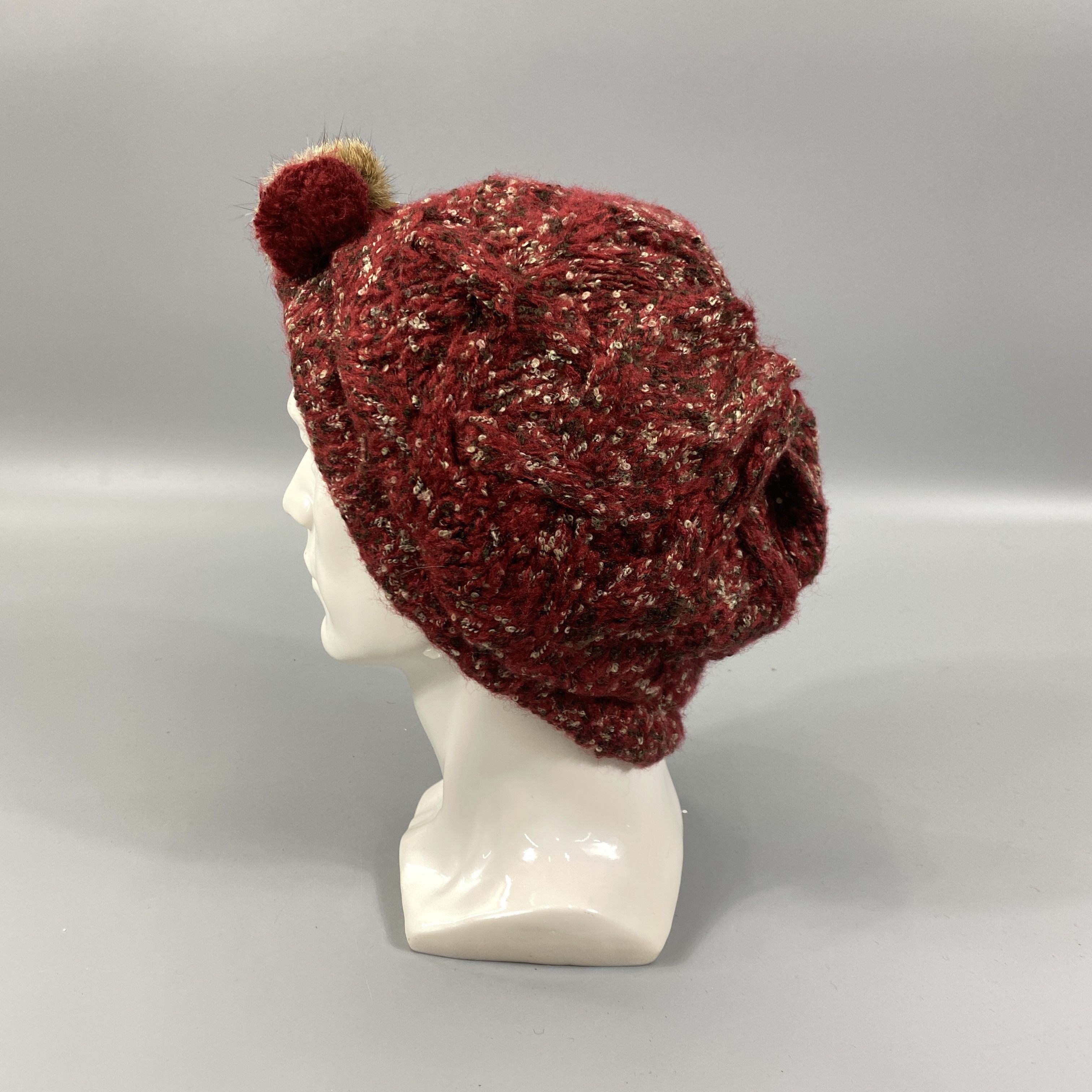 Japanese Brand Marie Claire Slouchy Beanie Hat -BN1067 Size ONE SIZE - 2 Thumbnail
