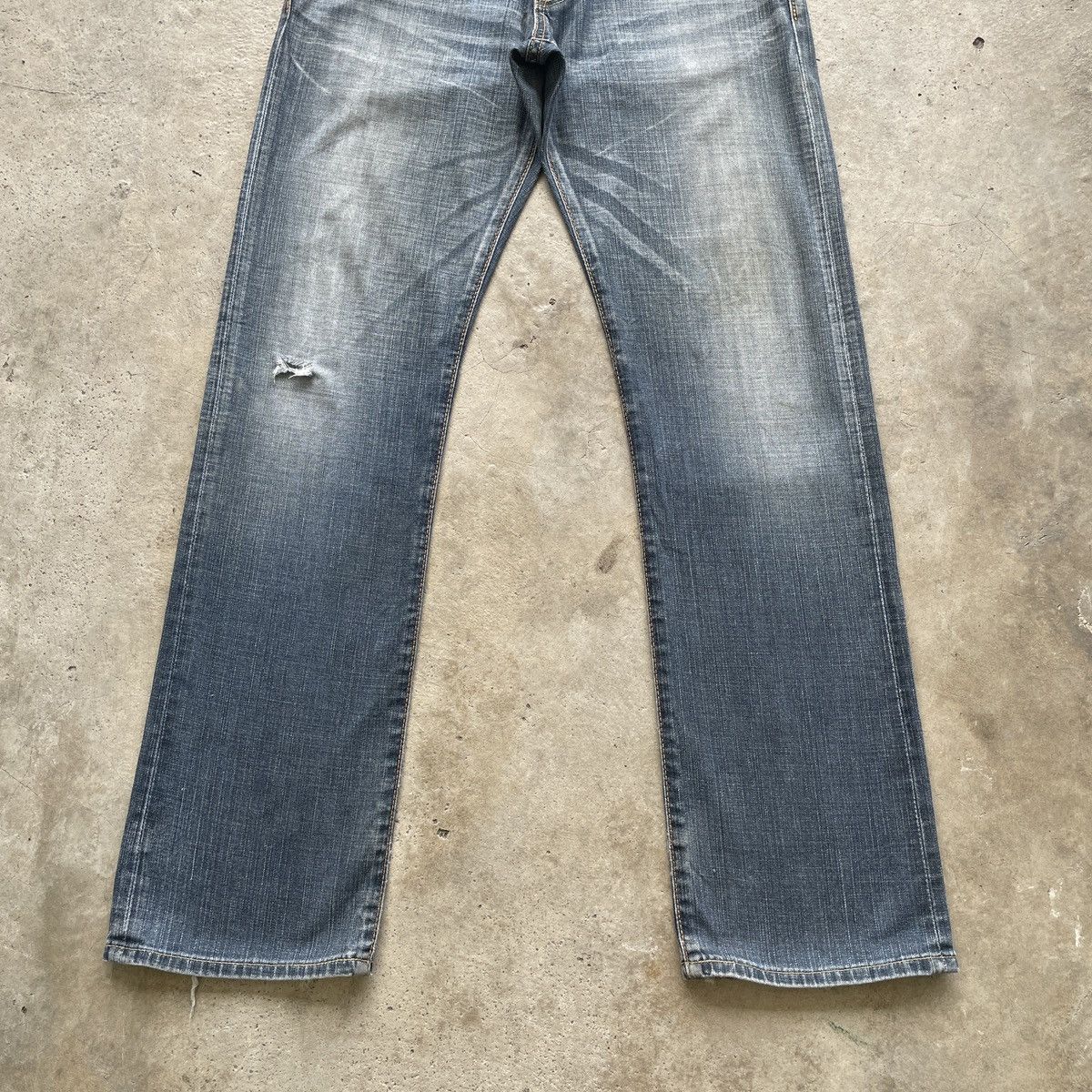 Edwin Vintage Edwin 503 Faded Denim Distressed Jeans Pants W32 Size US 32 / EU 48 - 5 Thumbnail