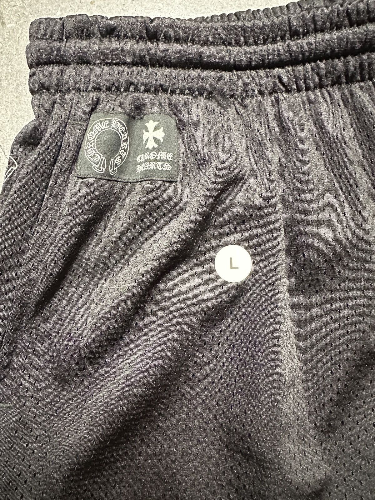 Chrome Hearts Chrome Hearts Sports Mesh Varsity Shorts Black Size L Size US 36 / EU 52 - 3 Thumbnail