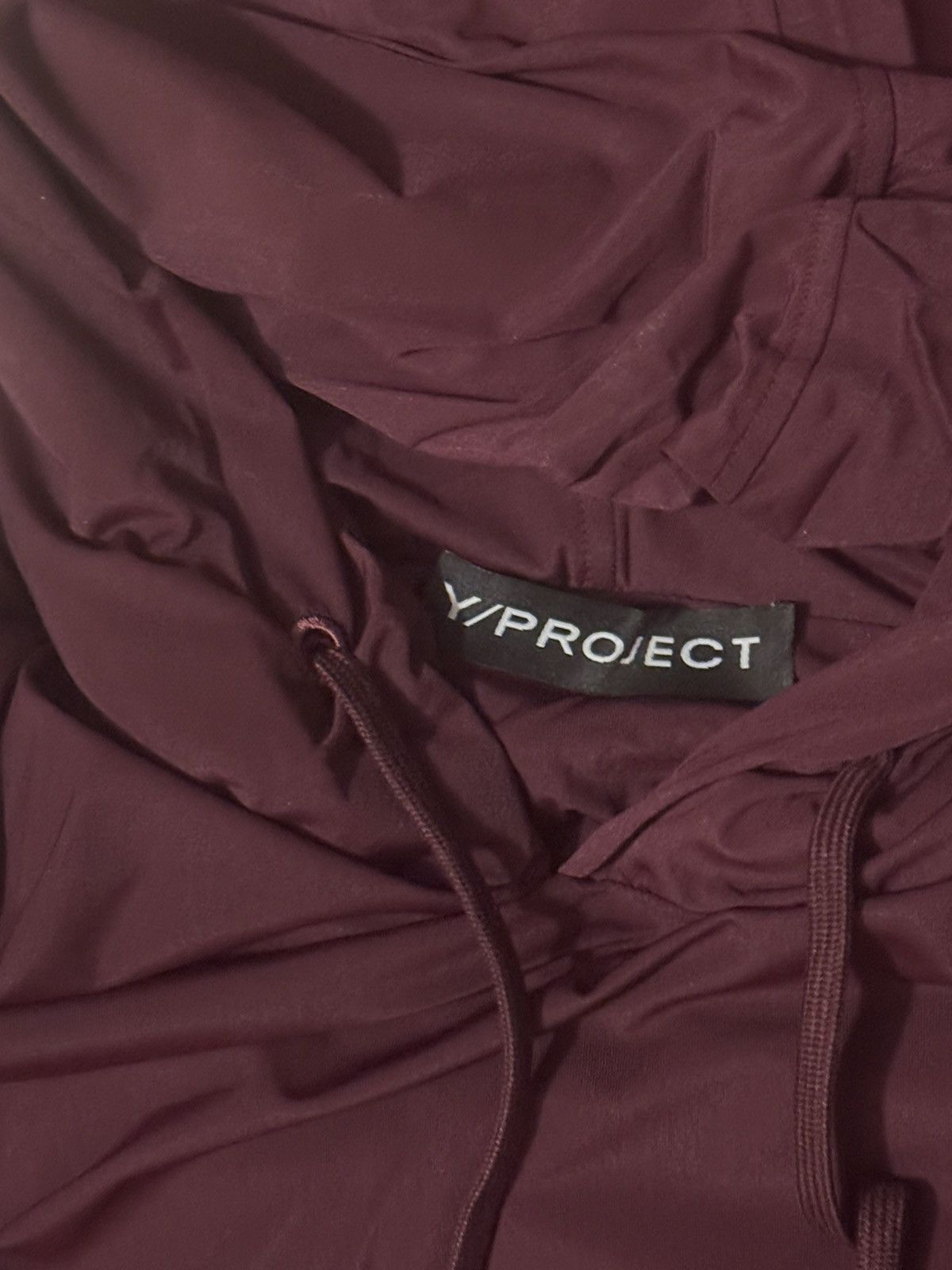Y/Project Y/Project Double Layered Hoodie Burgundy Size US S / EU 44-46 / 1 - 2 Thumbnail