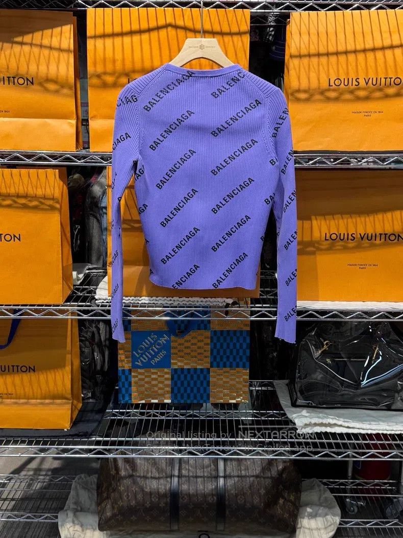 Balenciaga Balenciaga Fully Printed Long-Sleeve Cardigan Size XS / US 0-2 / IT 36-38 - 4 Thumbnail