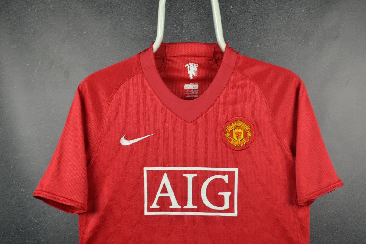 Nike Manchester United 2008 Home Football Shirt Nike Soccer Retro Size US XS / EU 42 / 0 - 3 Thumbnail