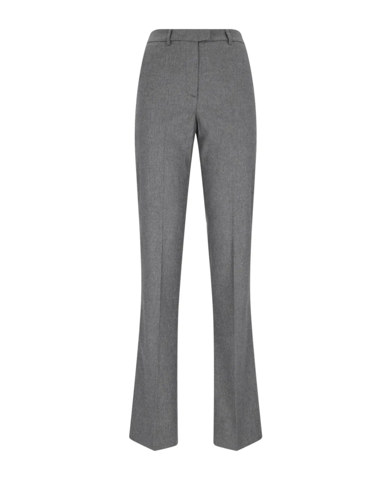 THE ANDAMANE o1s22i1n1024 Gladys Flannel Pants in Grey Size 28" / US 6 / IT 42 - 1 Thumbnail