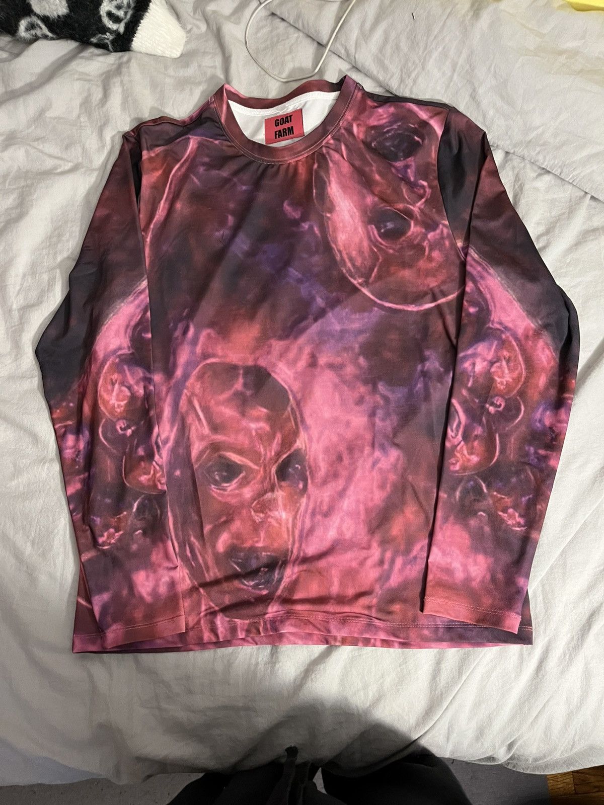 Slumpykev skeleton skull shirt