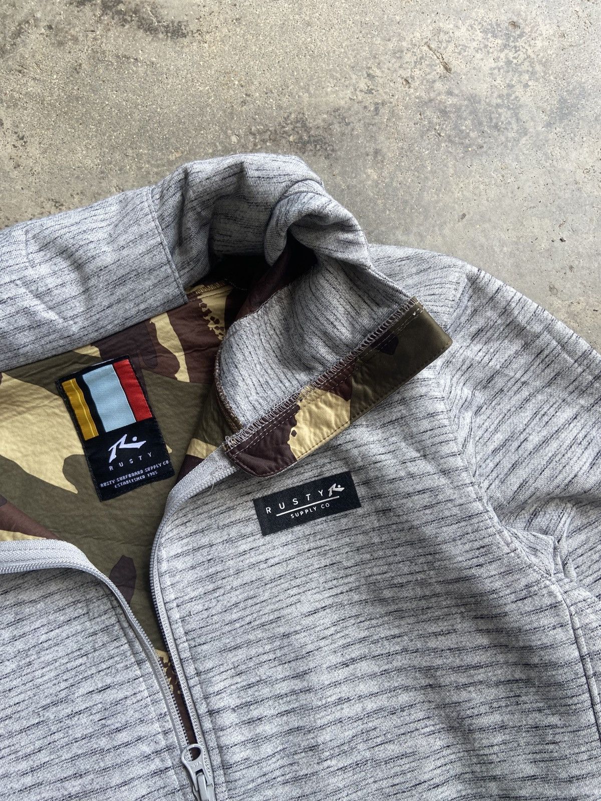 Rusty RUSTY CAMO CORPCORE STYLE SWEATER Size US M / EU 48-50 / 2 - 7 Thumbnail