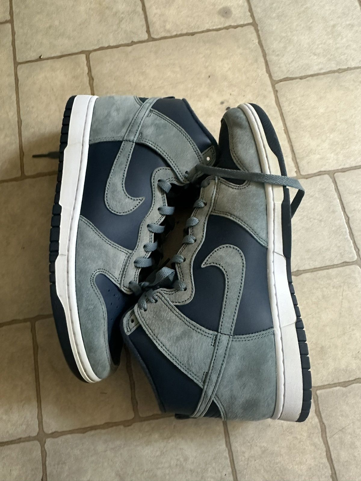 Nike Nike armory navy dunk high w/ rep box Size US 11.5 / EU 44-45 - 1 Thumbnail