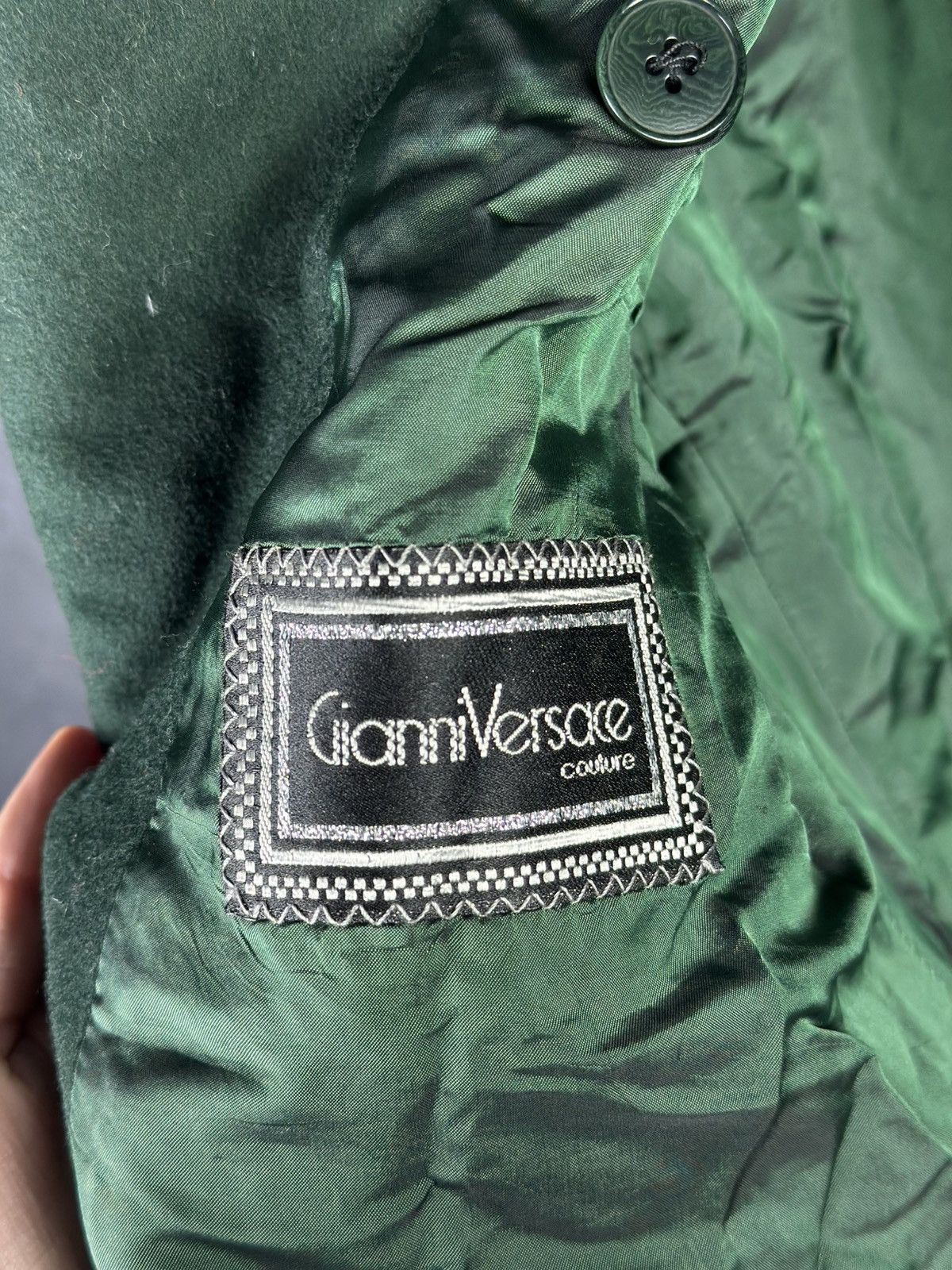 Versace Vintage Gianni Versace Double-Breasted Wool Coat Jacket Size M / US 6-8 / IT 42-44 - 8 Thumbnail