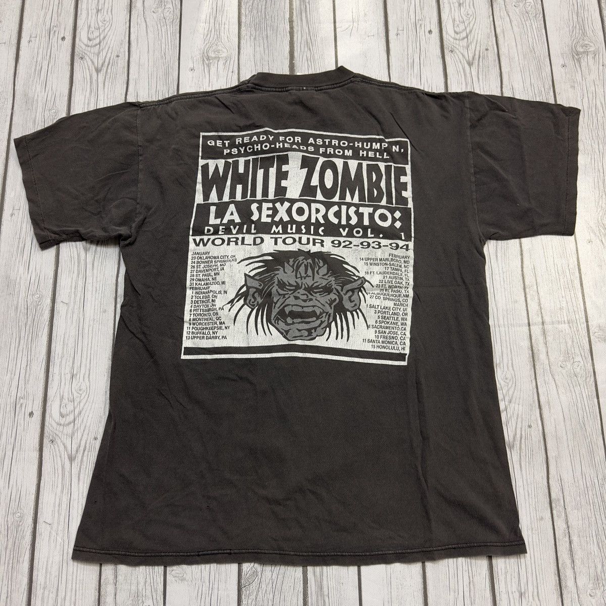 Band Tees × Vintage Vintage White Zombie tee Size US XL / EU 56 / 4 - 2 Thumbnail