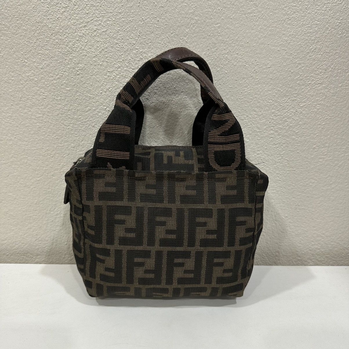 Fendi ‼️YES‼️ FENDI ZUCCA CANVAS MINI HANDBAG Size ONE SIZE - 2 Thumbnail