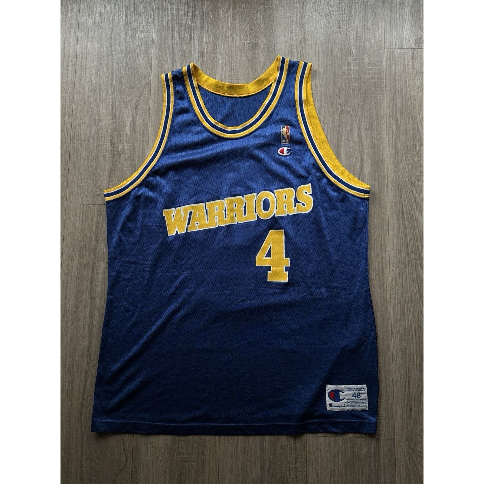 Champion Vintage NBA Champion Chris Webber GSW Jersey Size 48 XL Size US XL / EU 56 / 4 - 1 Thumbnail