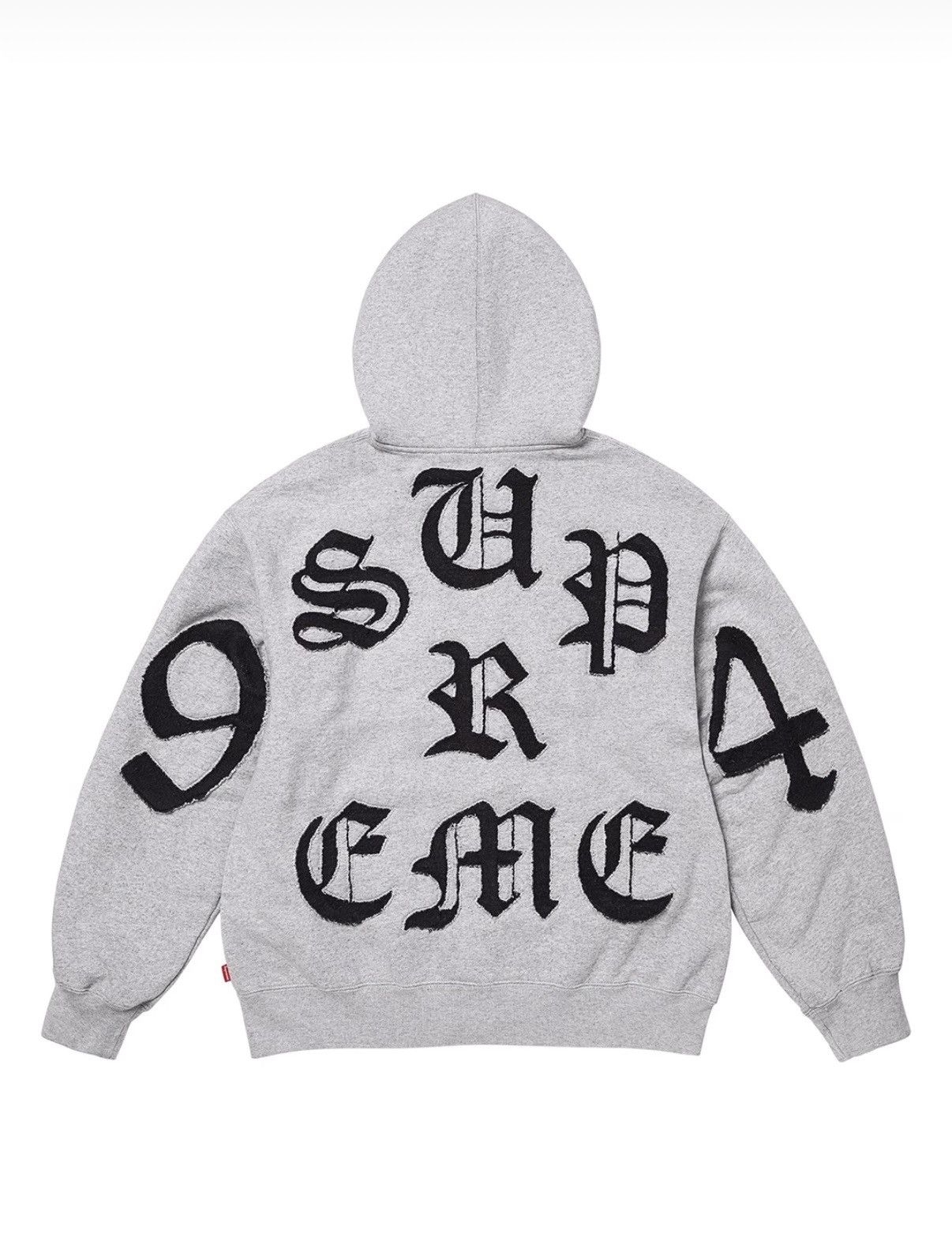 Supreme Supreme Cut Out Zip Up Hooded Sweatshirt (Grey) (L) Size ONE SIZE - 1 Preview