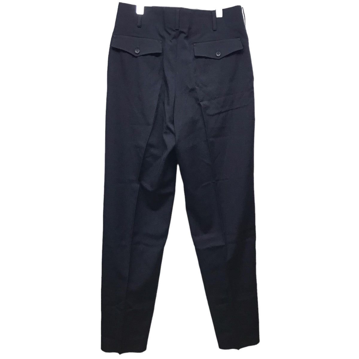 Yohji Yamamoto yohji yamamoto Wool Gabazine 2 Tack Pants HN-P83-150 Size US 33 - 2 Thumbnail