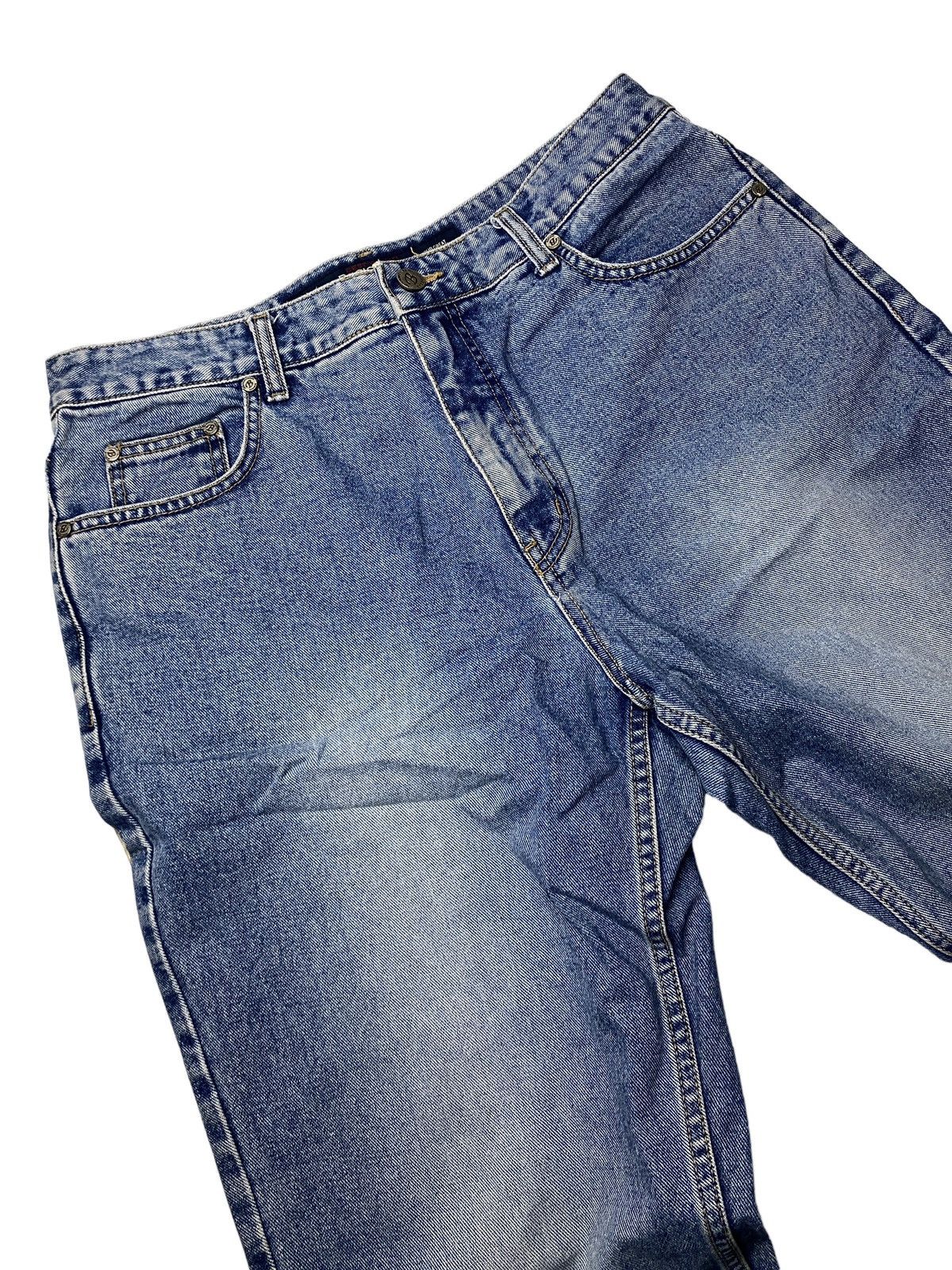 If Six Was Nine 2000's Japanese Flared Seawash Jeans Size US 32 / EU 48 - 3 Thumbnail