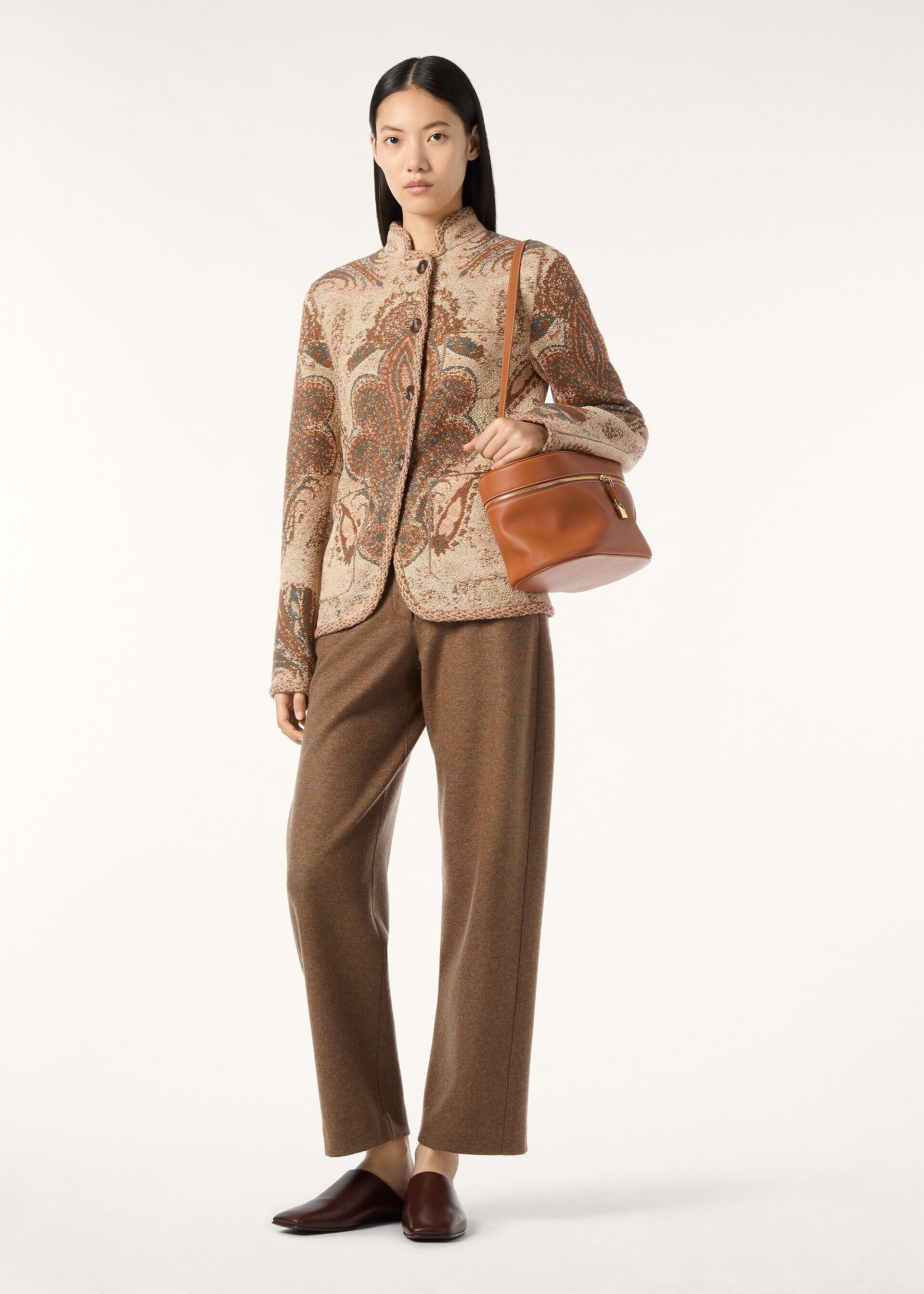 Loro Piana os11x0426 FAQ6049 Rio Bodro Pant in Rustic Brown Mel Size 28" / US 6 / IT 42 - 2 Thumbnail