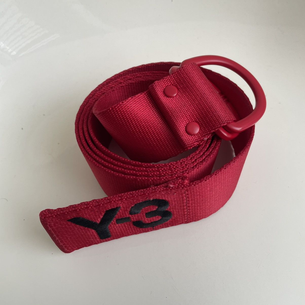 Adidas × Y-3 Y-3 "Yohji Yamamoto Adidas Classic" D-Ring Belt Size ONE SIZE - 1 Thumbnail