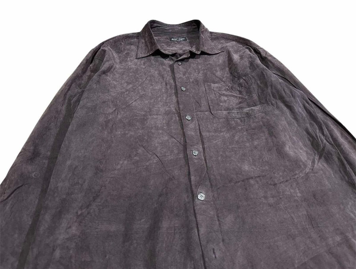 14th Addiction × Japanese Brand × KMRii 🔥Y2K Vintage Japanese Faux Suede Shirt Goth Punk Size US XL / EU 56 / 4 - 3 Thumbnail