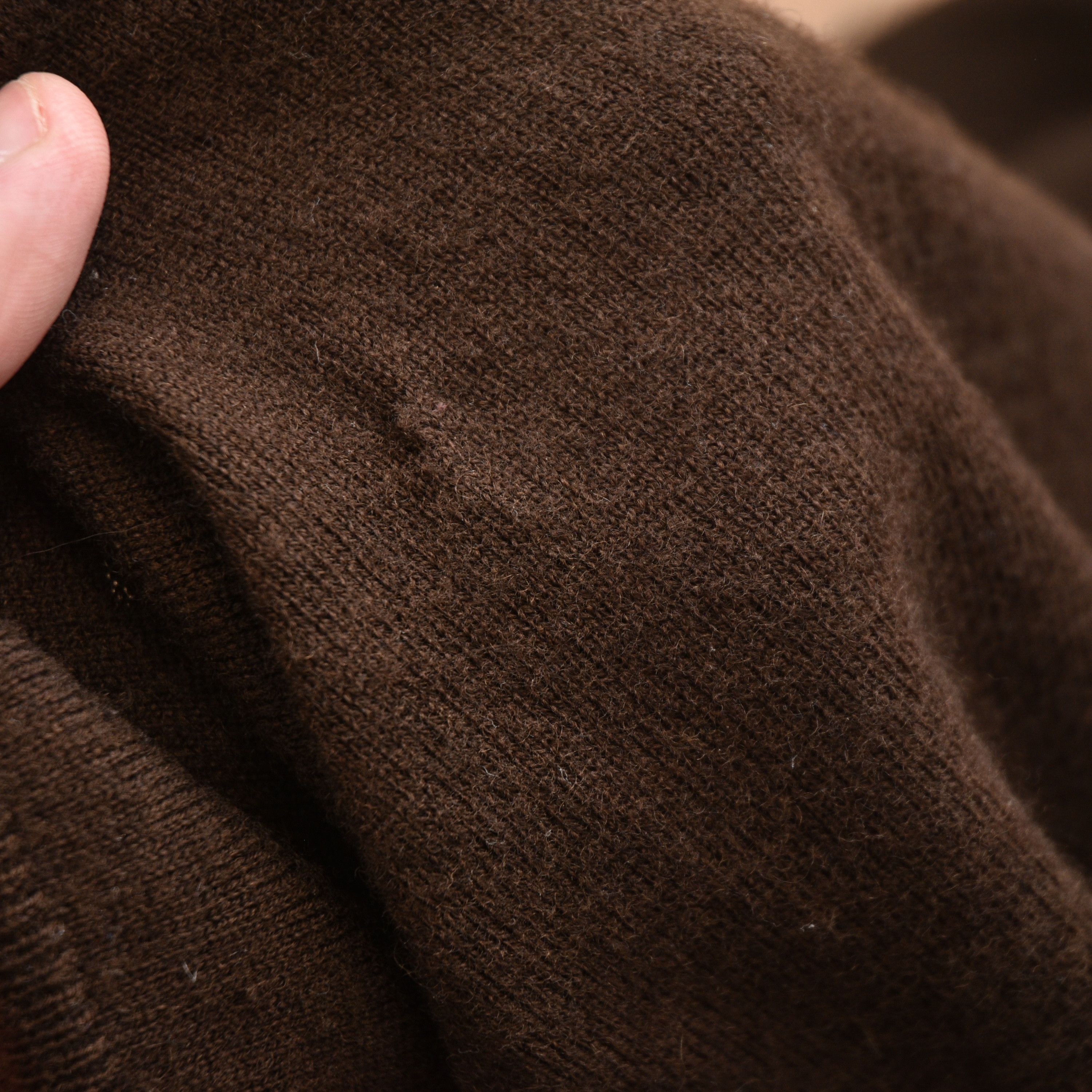Polo Ralph Lauren Vintage POLO Ralph Lauren Merino Wool Brown Cardigan Old Size US L / EU 52-54 / 3 - 15 Thumbnail