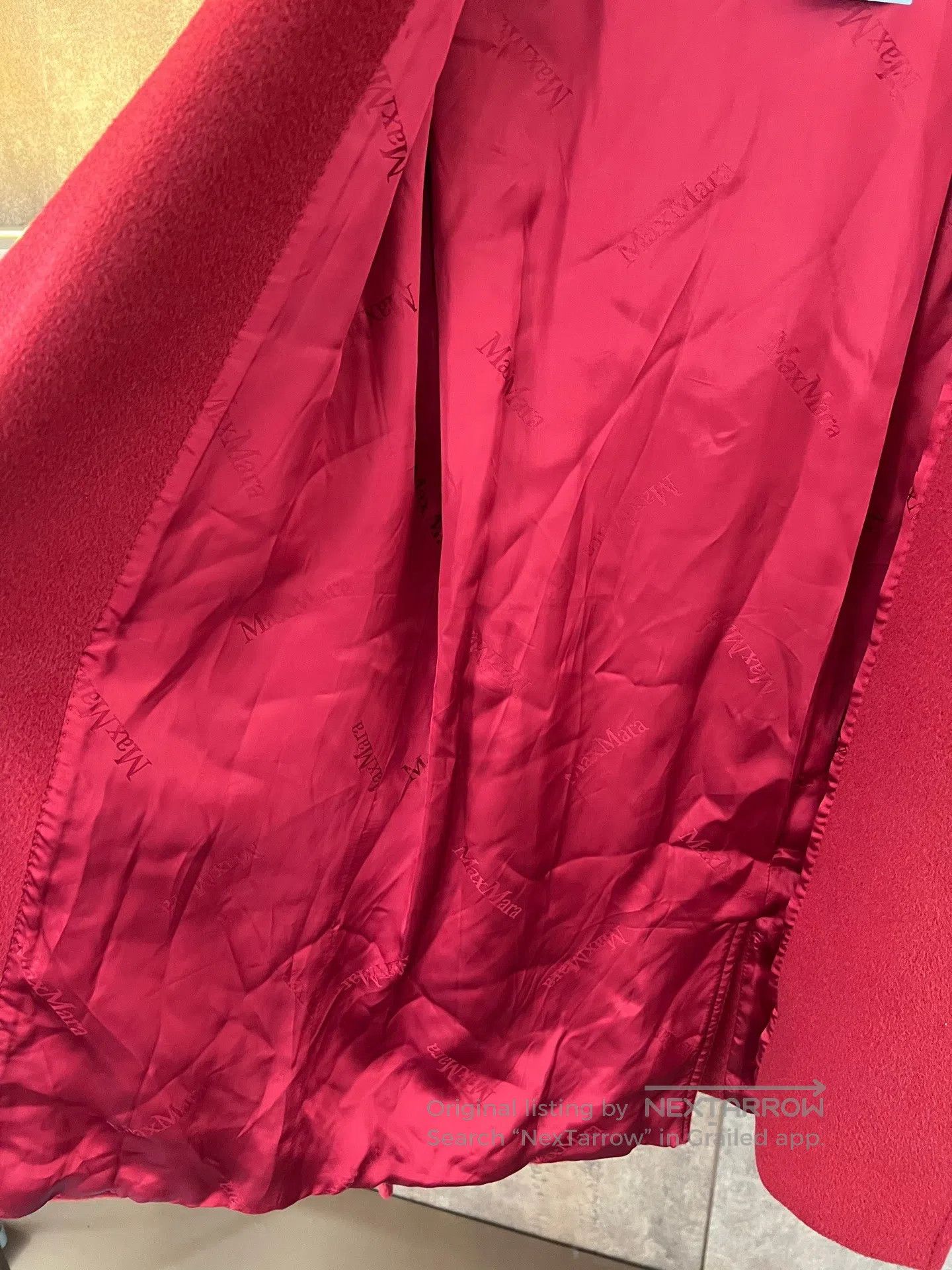 Max Mara Max Mara Rialto collection water wave texture coat| Size XS / US 0-2 / IT 36-38 - 3 Thumbnail