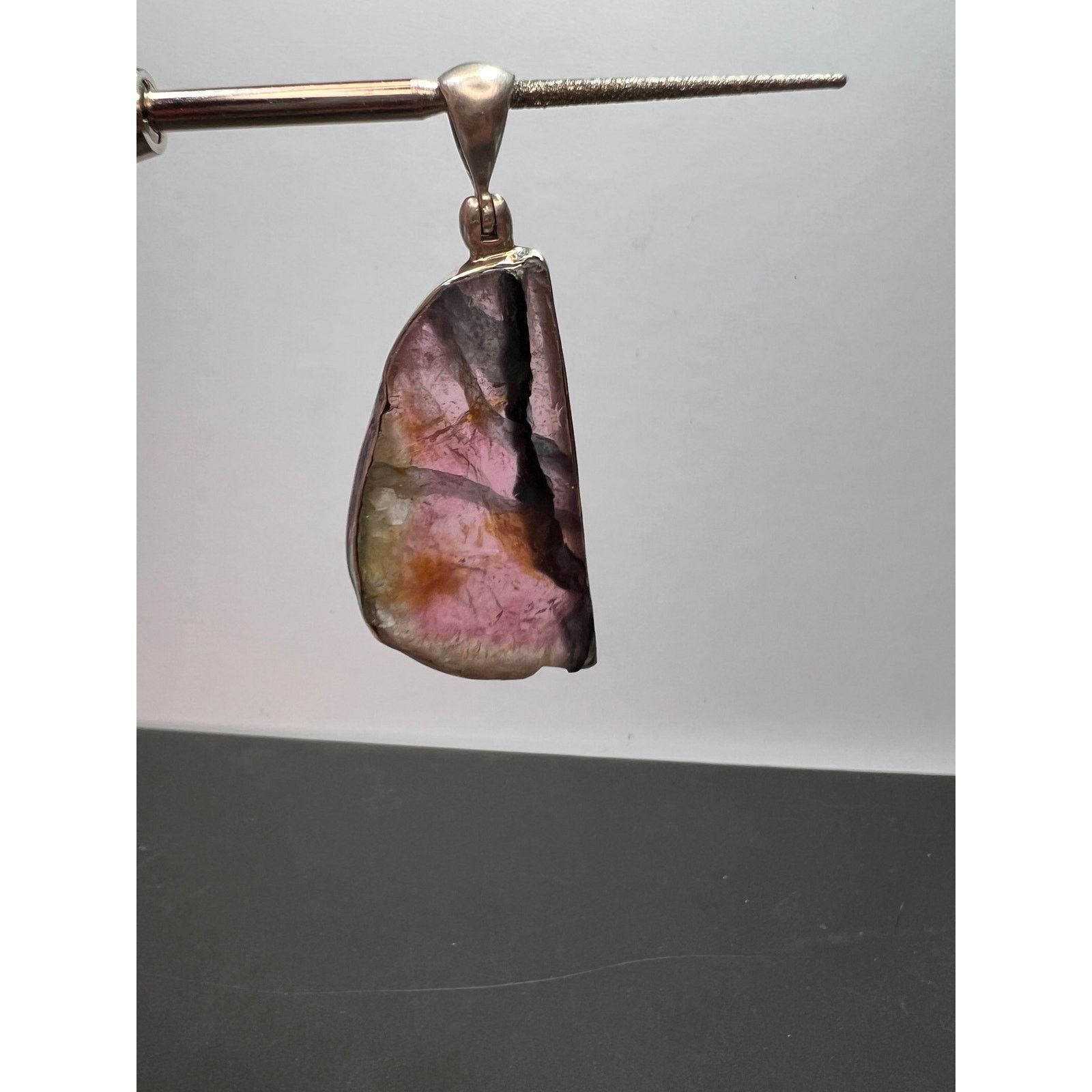 Other NEW Watermelon multi tourmaline 925 pendant 7.91 grams Size ONE SIZE - 9 Thumbnail
