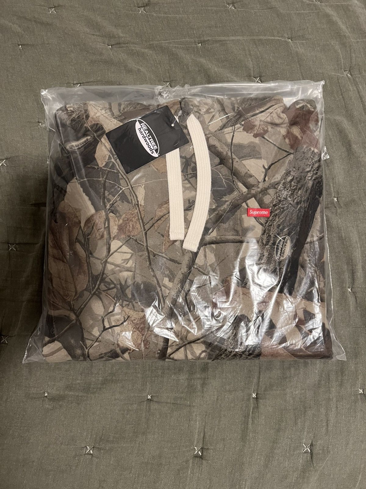 Supreme Supreme Small Box Drawcord Hooded Sweatshirt CamoSize Medium Size US M / EU 48-50 / 2 - 1 Thumbnail