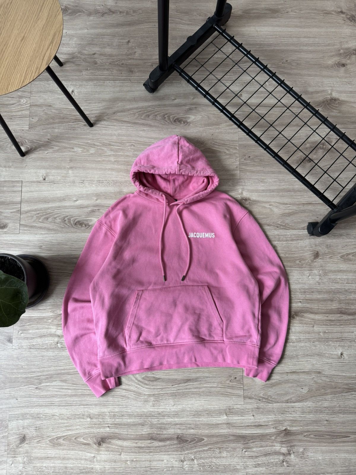 Jacquemus Jacquemus Pink Logo Hoodie Size M / US 6-8 / IT 42-44 - 1 Thumbnail