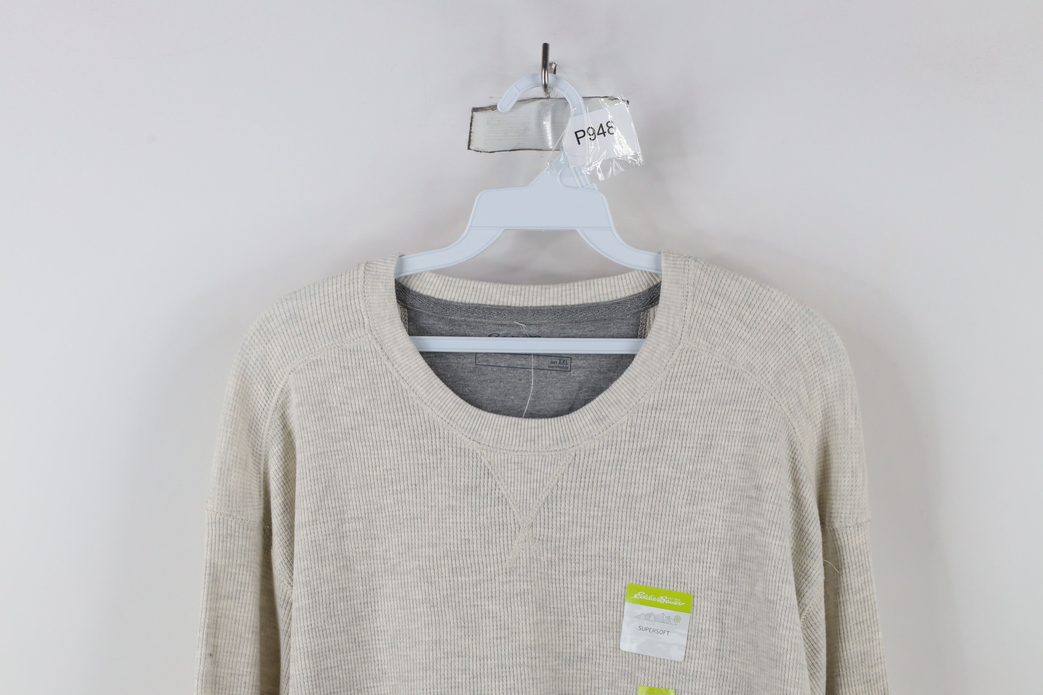 Eddie Bauer × Vintage Deadstock Vintage Eddie Bauer Knit Long Sleeve T-Shirt Size US XXL / EU 58 / 5 - 2 Thumbnail
