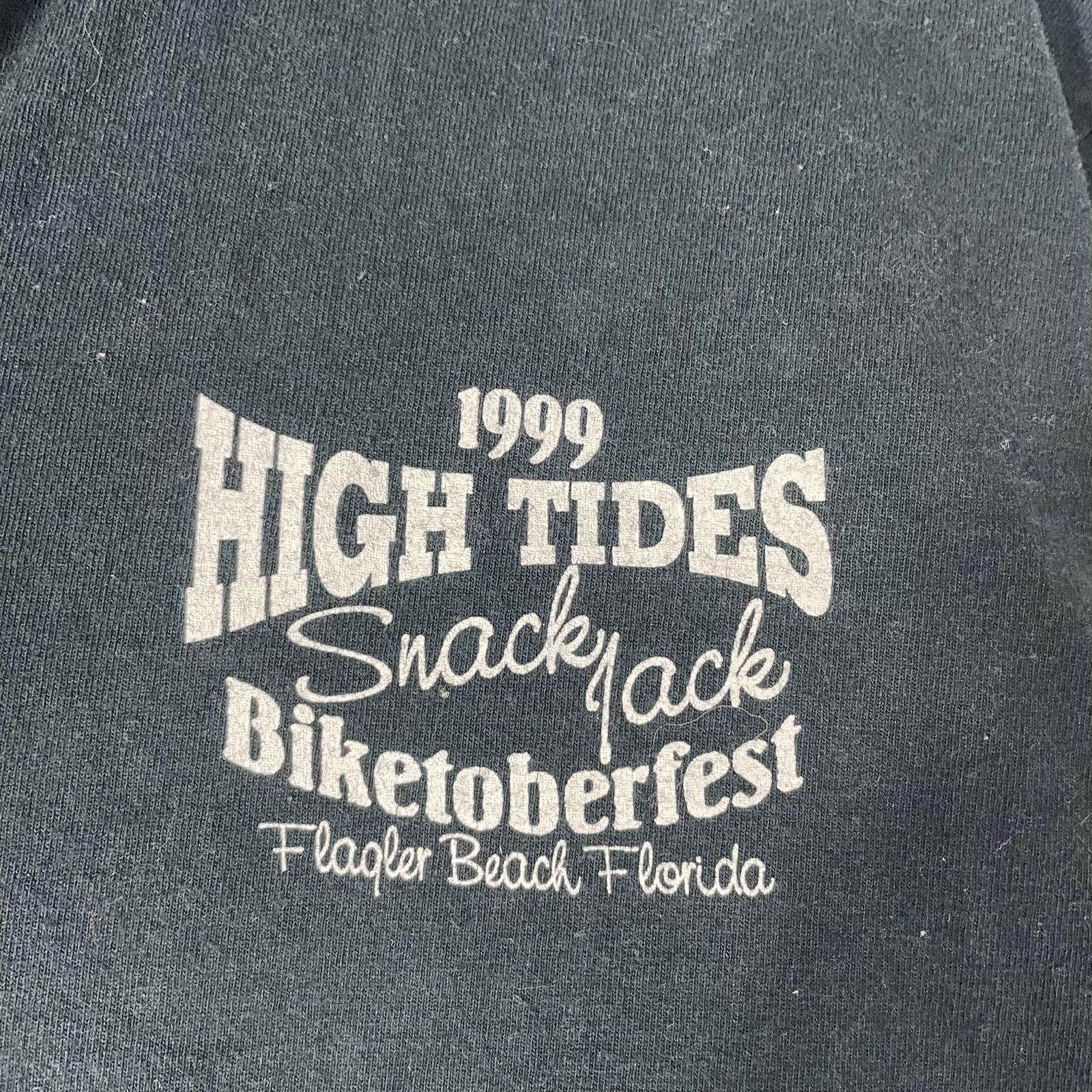 Vintage 1999 High Tides Snack Jack Biketoberfest Long Sleeve Shirt L Size US L / EU 52-54 / 3 - 6 Thumbnail