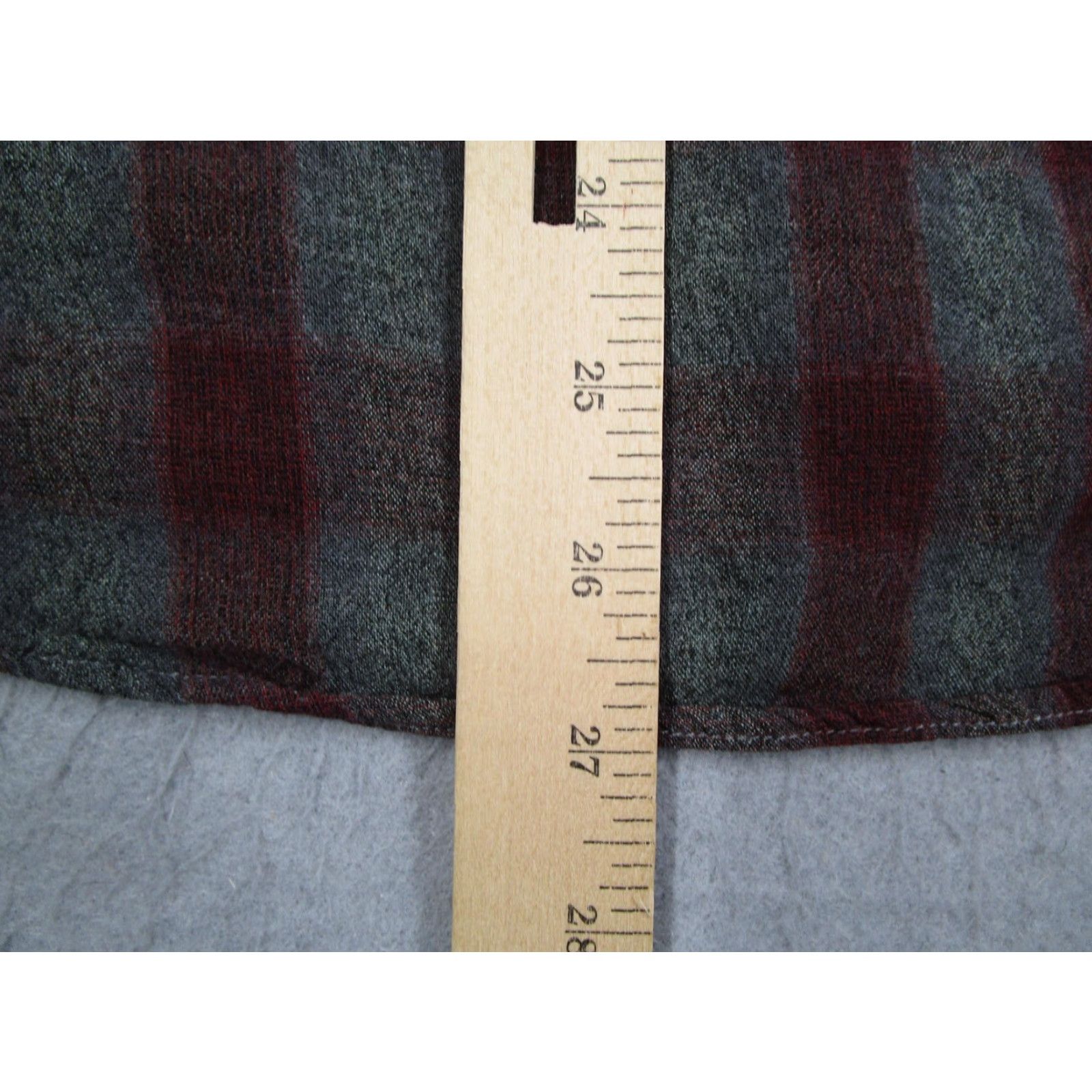 CO VINTAGE McCoy & Co Shirt Mens XL Red Plaid Flannel Long Sleeve Button Up Italy Size US XL / EU 56 / 4 - 7 Thumbnail