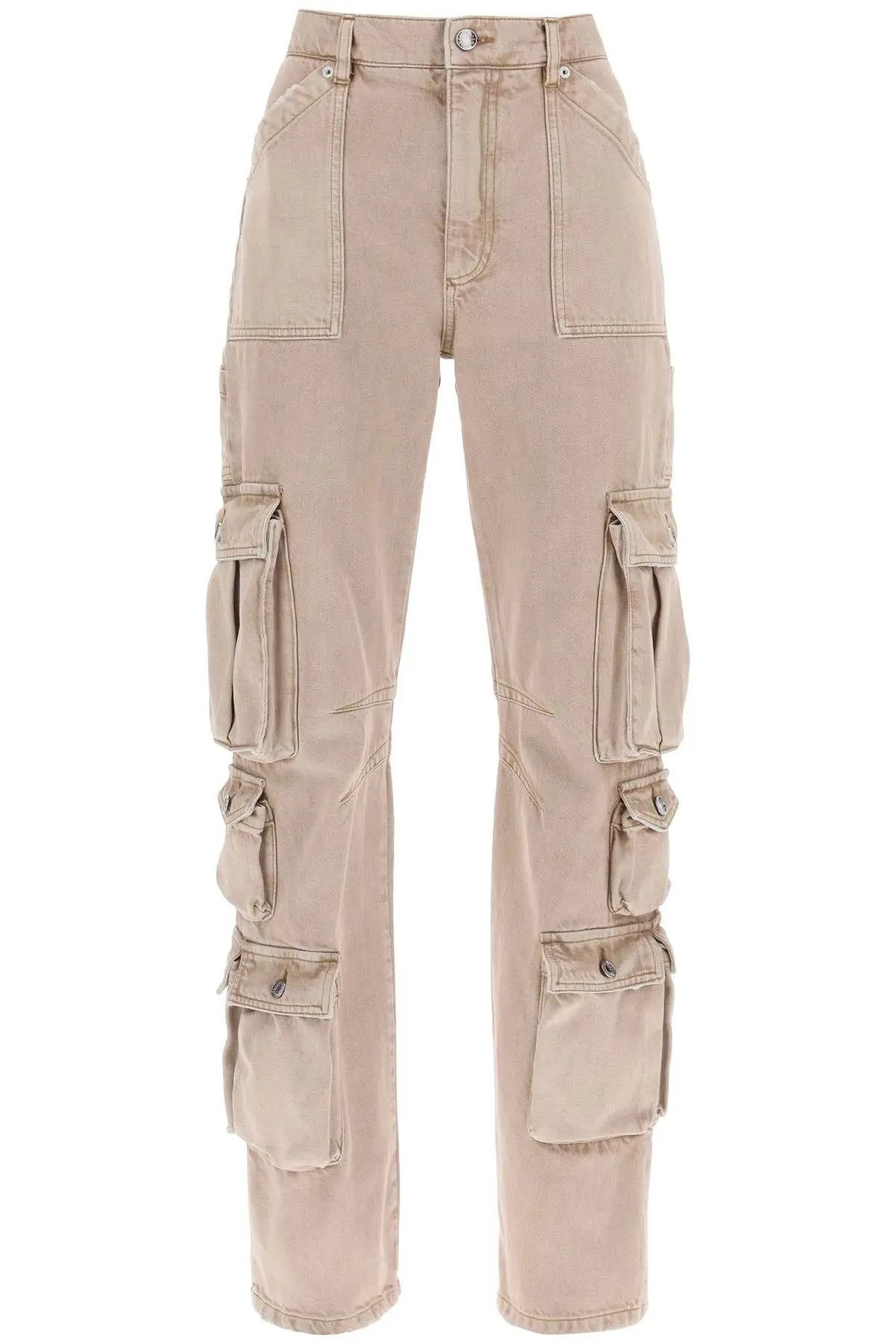 image of Dolce Gabbana O1S22I1N1223 Cargo Jeans In Beige, Women's (Size 26)