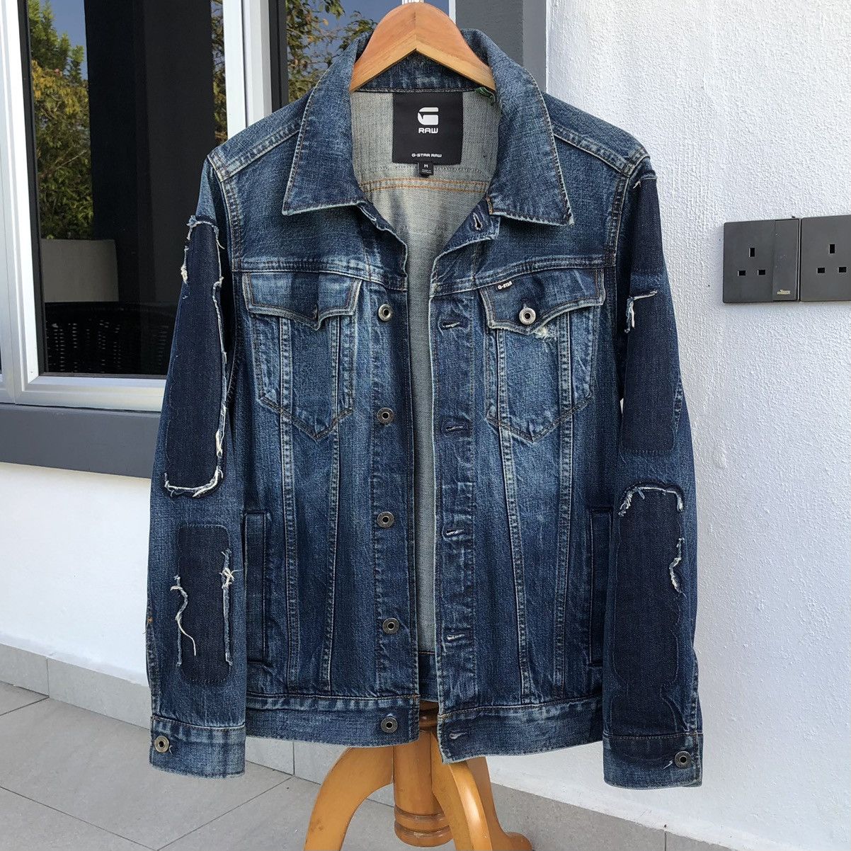G-Star G-Star RAW 3301 Badges Slim Distressed Jacket Men Size US M / EU 48-50 / 2 - 1 Thumbnail