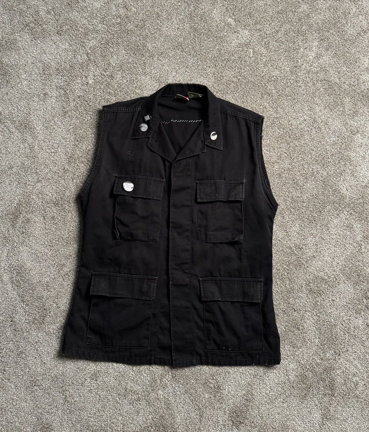 Propper WAKE DISTRESSED “WHIP STITCH” PUNK STYLE VEST Size US M / EU 48-50 / 2 - 5 Thumbnail