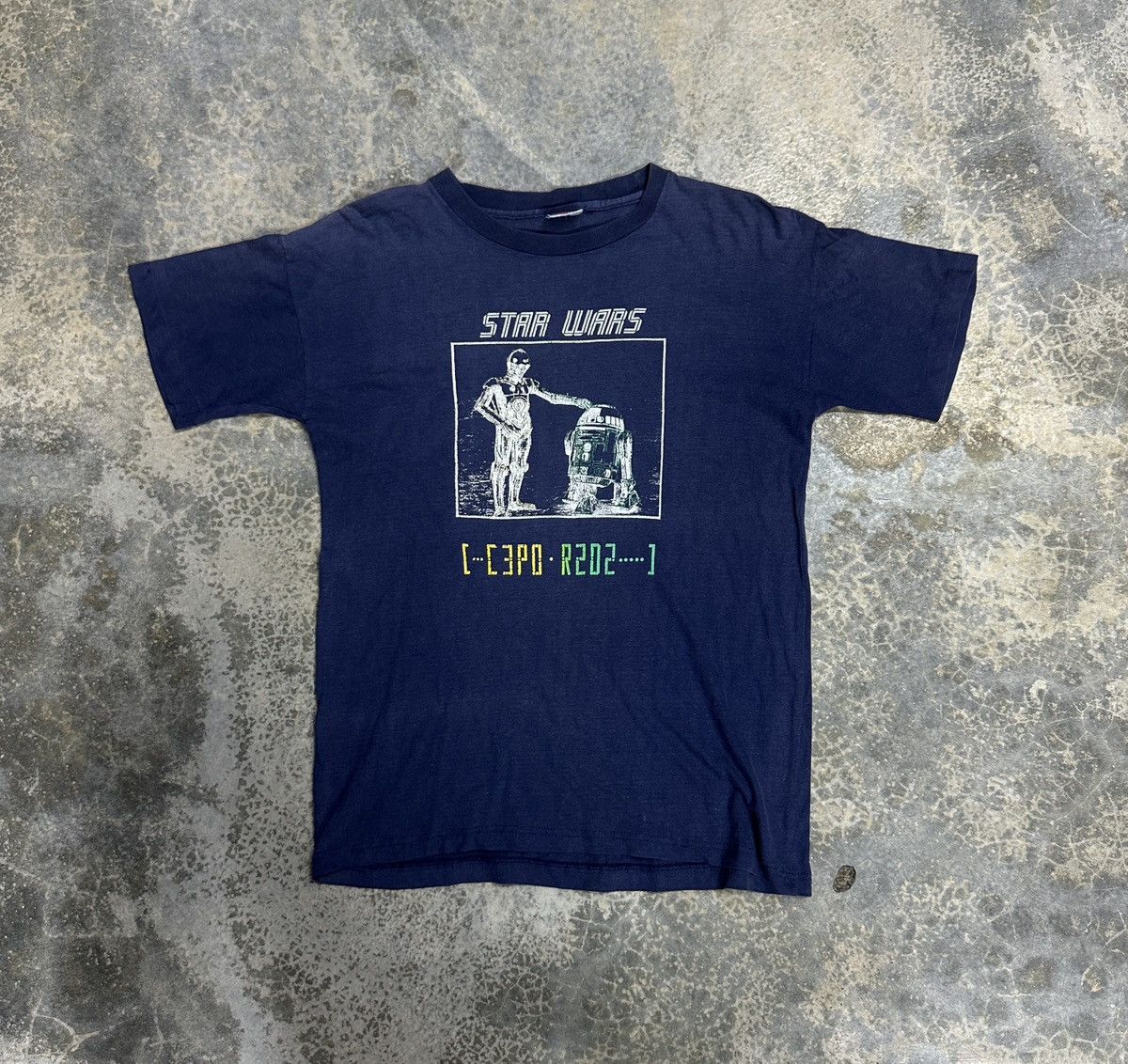 Star Wars × Vintage Rare🔥 Vintage 1965 Star Wars C-3PO & R2D2 Size US M / EU 48-50 / 2 - 1 Thumbnail