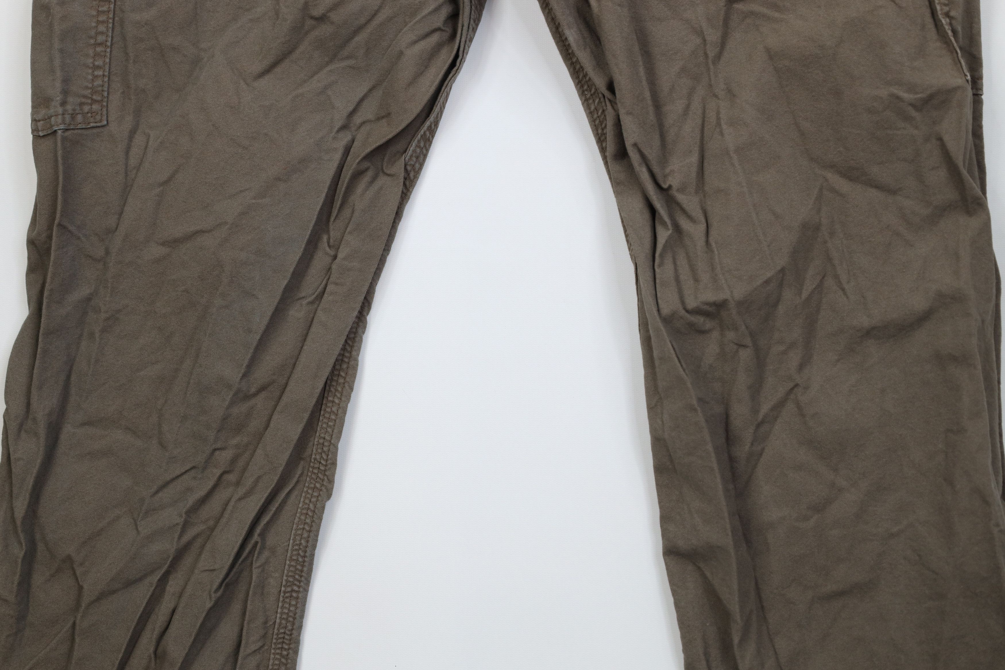Carhartt Vintage Y2K Carhartt Wide Leg Dungaree Pants Light Brown Size US 36 / EU 52 - 10 Thumbnail