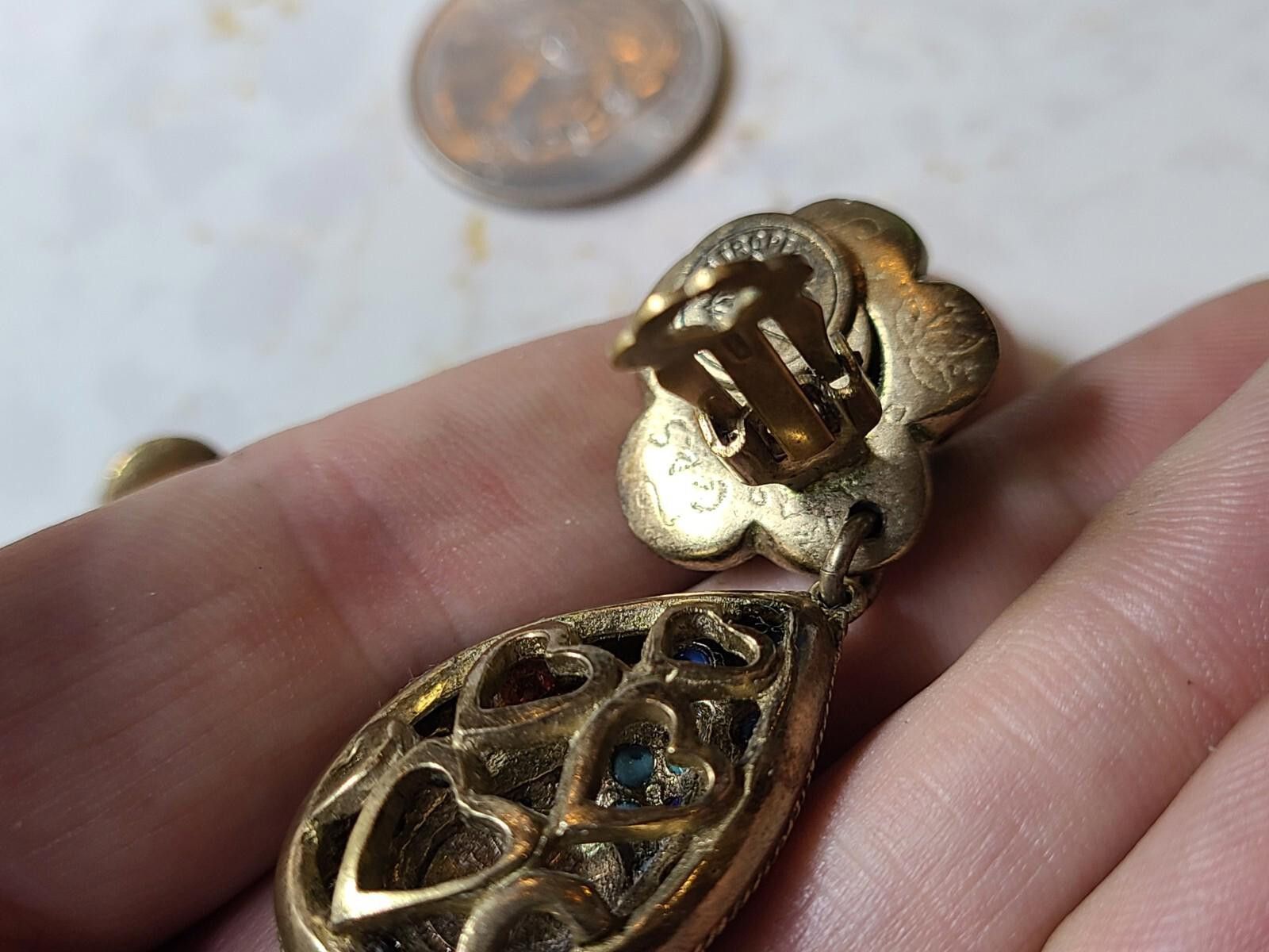 GAS Gas Bijoix St Tropez Vintage Designer Statement Earrings Size ONE SIZE - 6 Thumbnail
