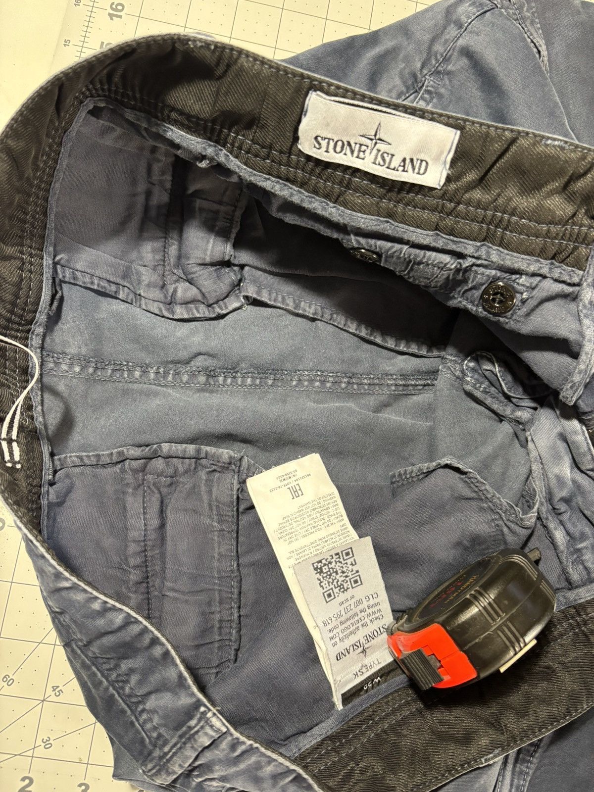 Stone Island Type SK Blue Cargos Size US 30 / EU 46 - 3 Thumbnail