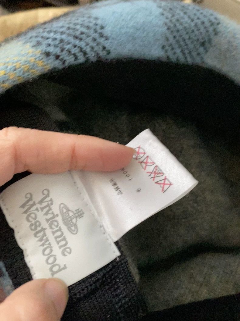 Vivienne Westwood Vivienne Westwood A woolen checkered beret Size ONE SIZE - 4 Thumbnail