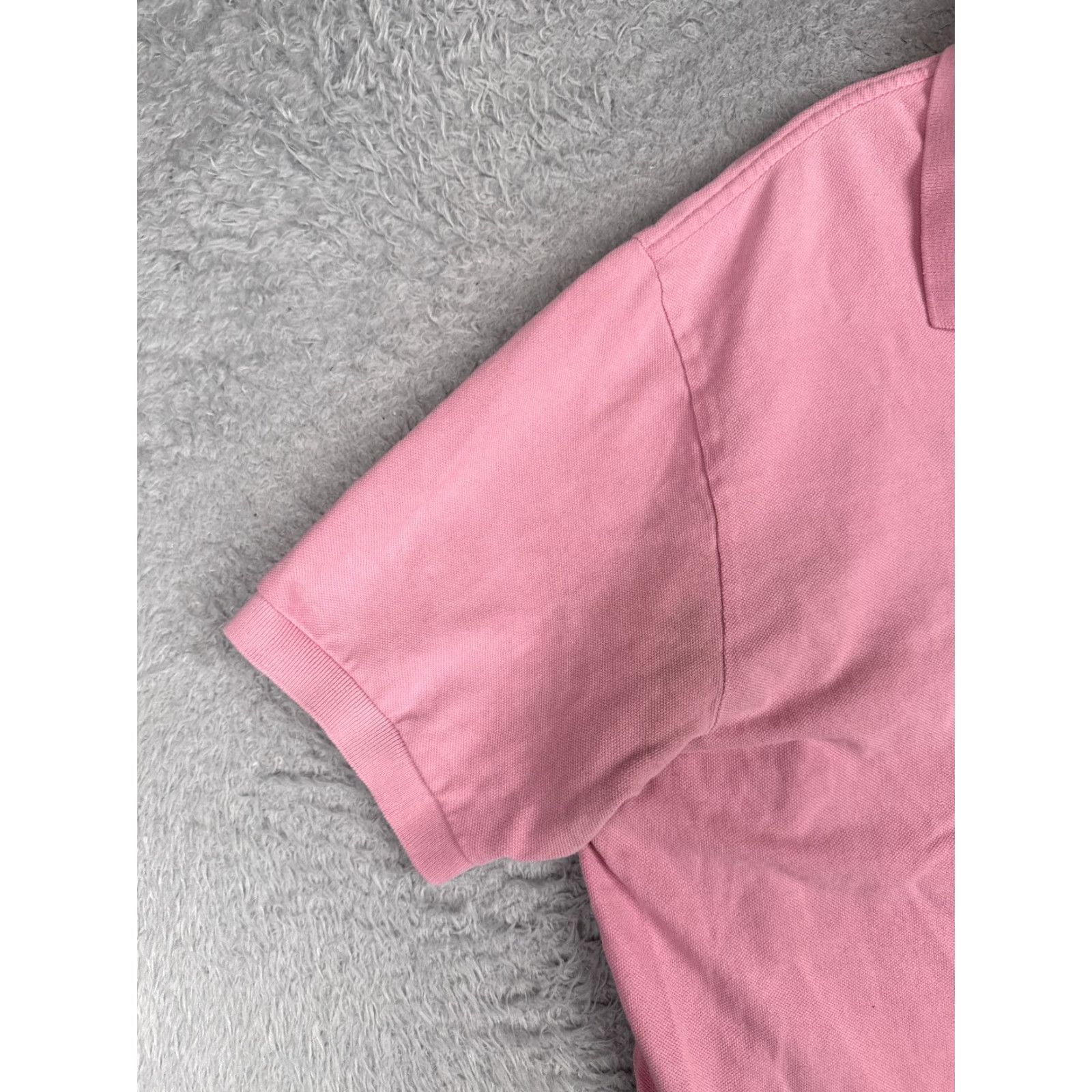 Ralph Lauren VINTAGE Ralph Lauren Polo Shirt Men 2XL Pink 100% Cotton Short Sleeve Polo Shirt Mens Regular 2XL Pink Cotton Size US XXL / EU 58 / 5 - 3 Thumbnail