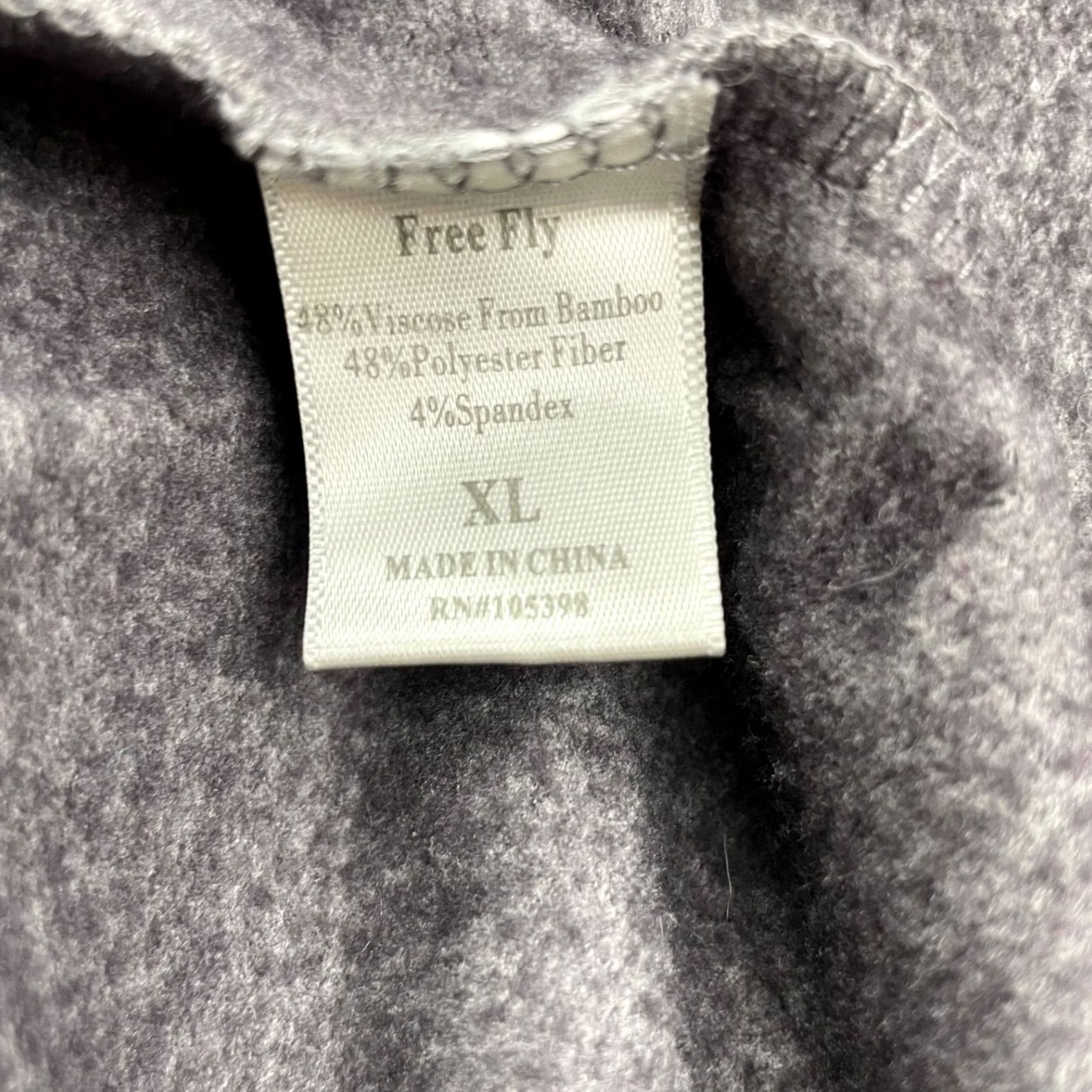 Vintage Freefly Mens Performance Pullover Hoodie XL Gray Regular Hoodie Mens Size US XL / EU 56 / 4 - 4 Thumbnail