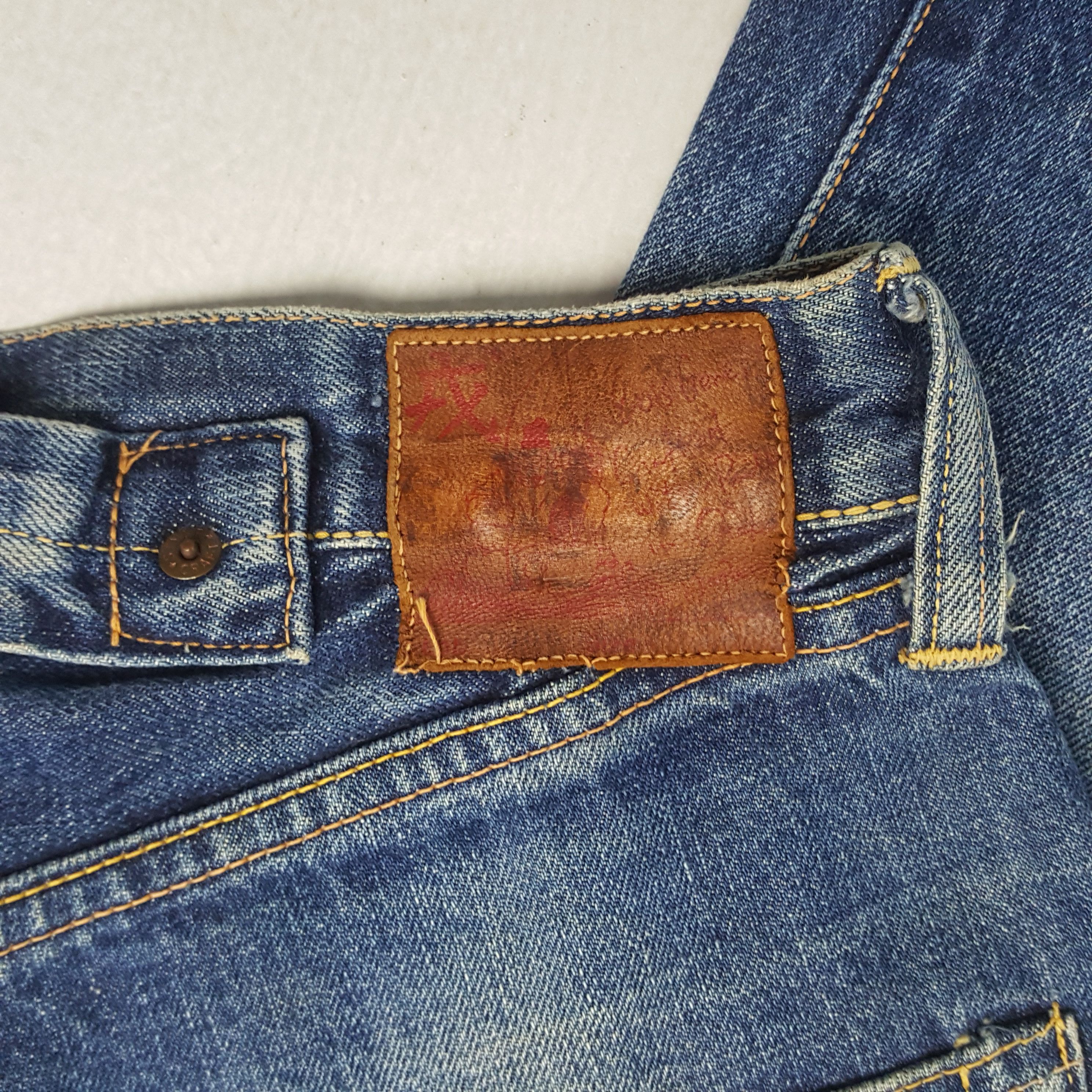 Evisu EVIS JAPANESE BRAND Custom Daicock Jeans C297N1 Size US 29 - 14 Thumbnail