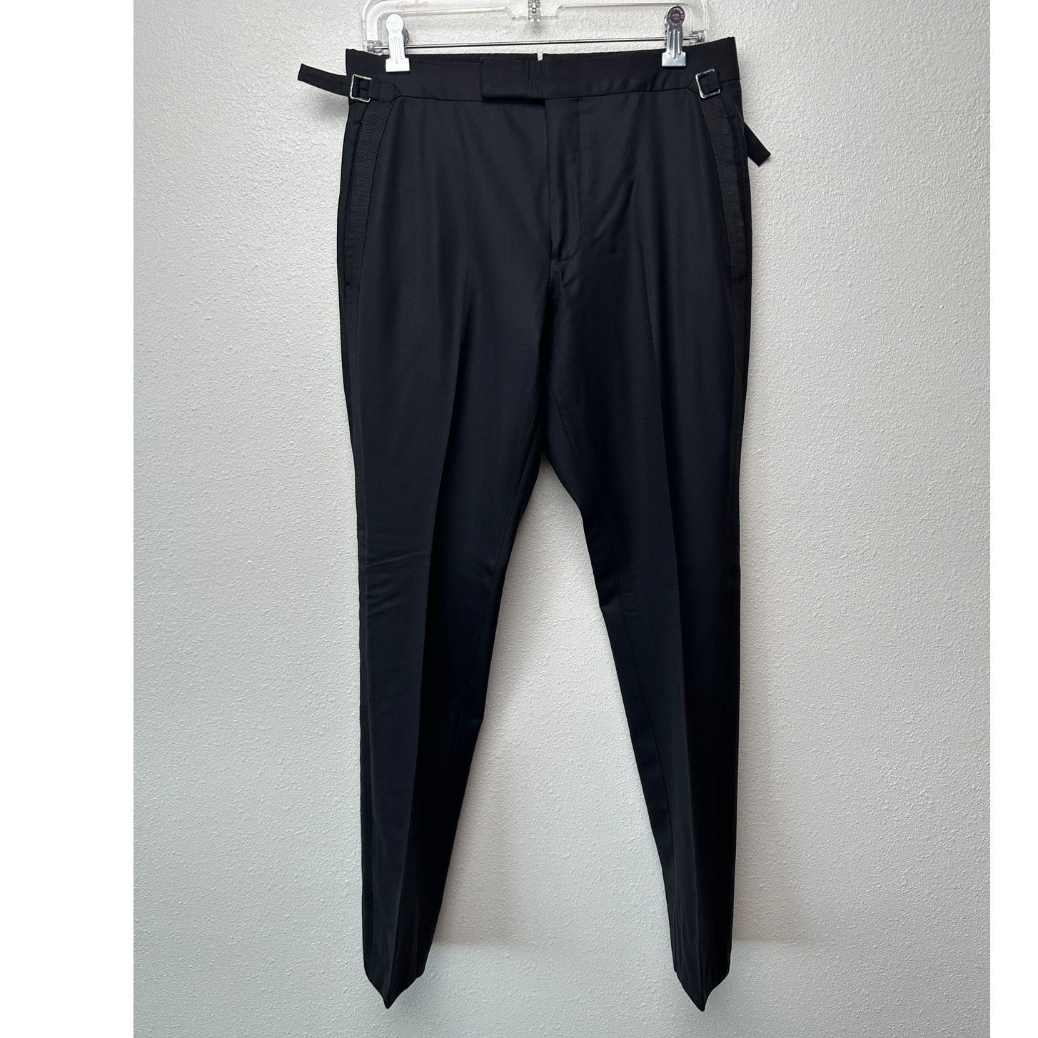 Tom Ford Tom Ford Black Tuxedo Trousers Size 46 Grosgrain Side Stripe Size US 30 / EU 46 - 2 Thumbnail