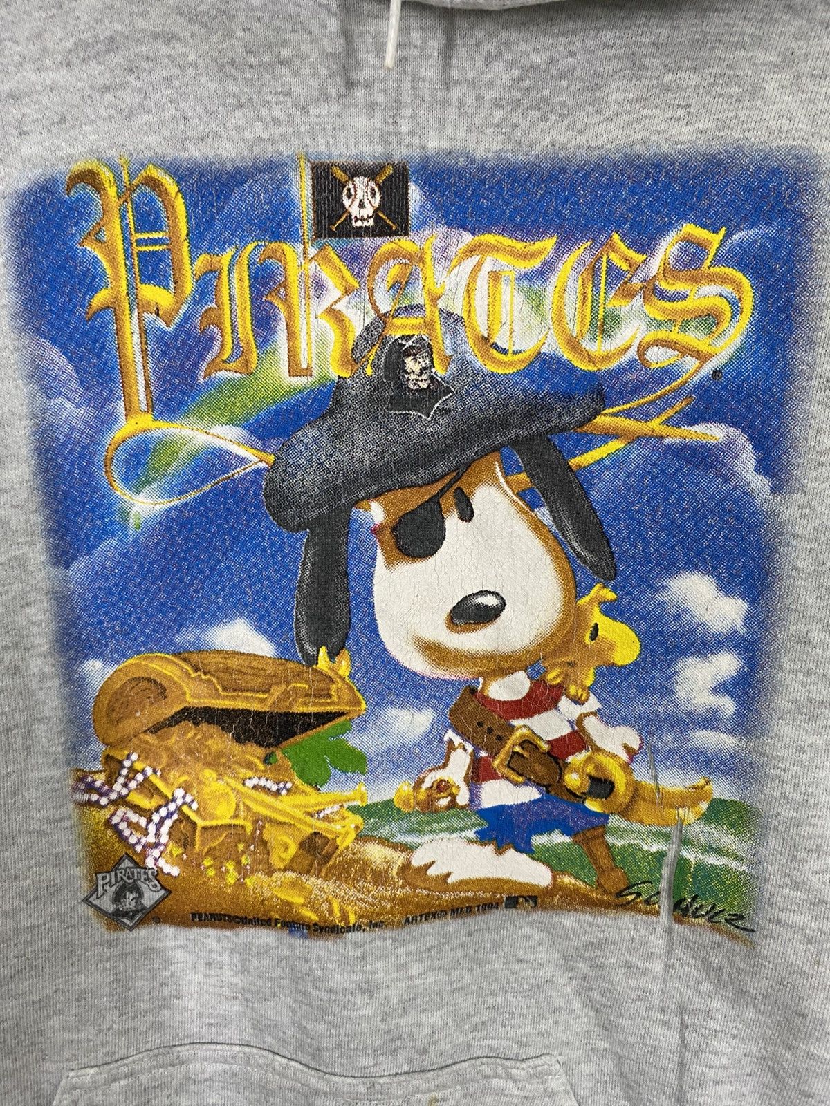 MLB × Peanuts × Vintage Vintage 1994 pittsburgh pirates mlb x peanuts hoodie Size US L / EU 52-54 / 3 - 12 Thumbnail