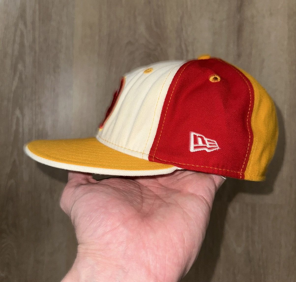 NBA × New Era × Vintage Vintage Atlanta Hawks New Era Fitted Hat Size 7 1/8 Size ONE SIZE - 2 Thumbnail