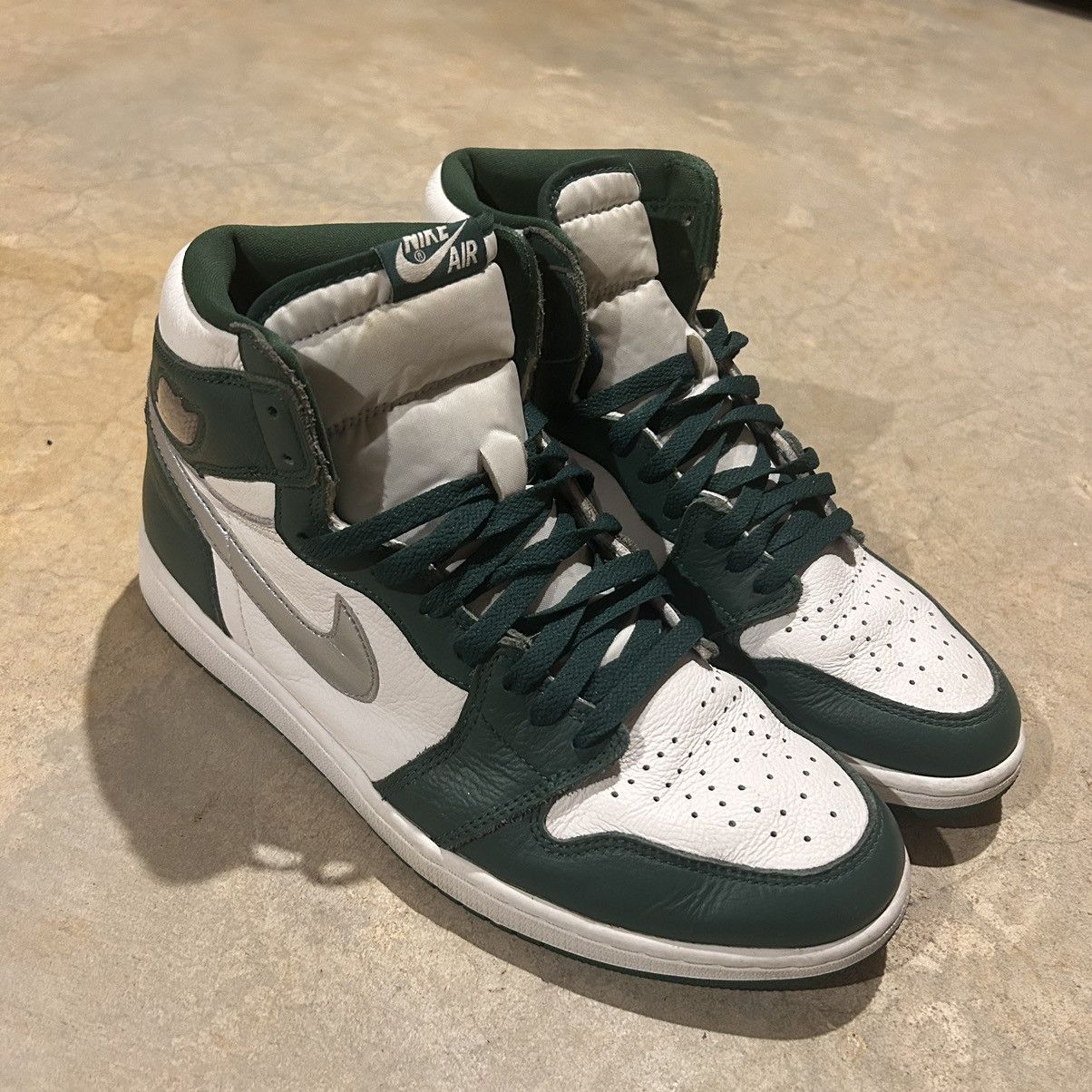 Jordan Brand × Nike Air Jordan 1 Retro High OG Gorge Green 2022 US 12 Size US 12 / EU 45 - 8 Thumbnail