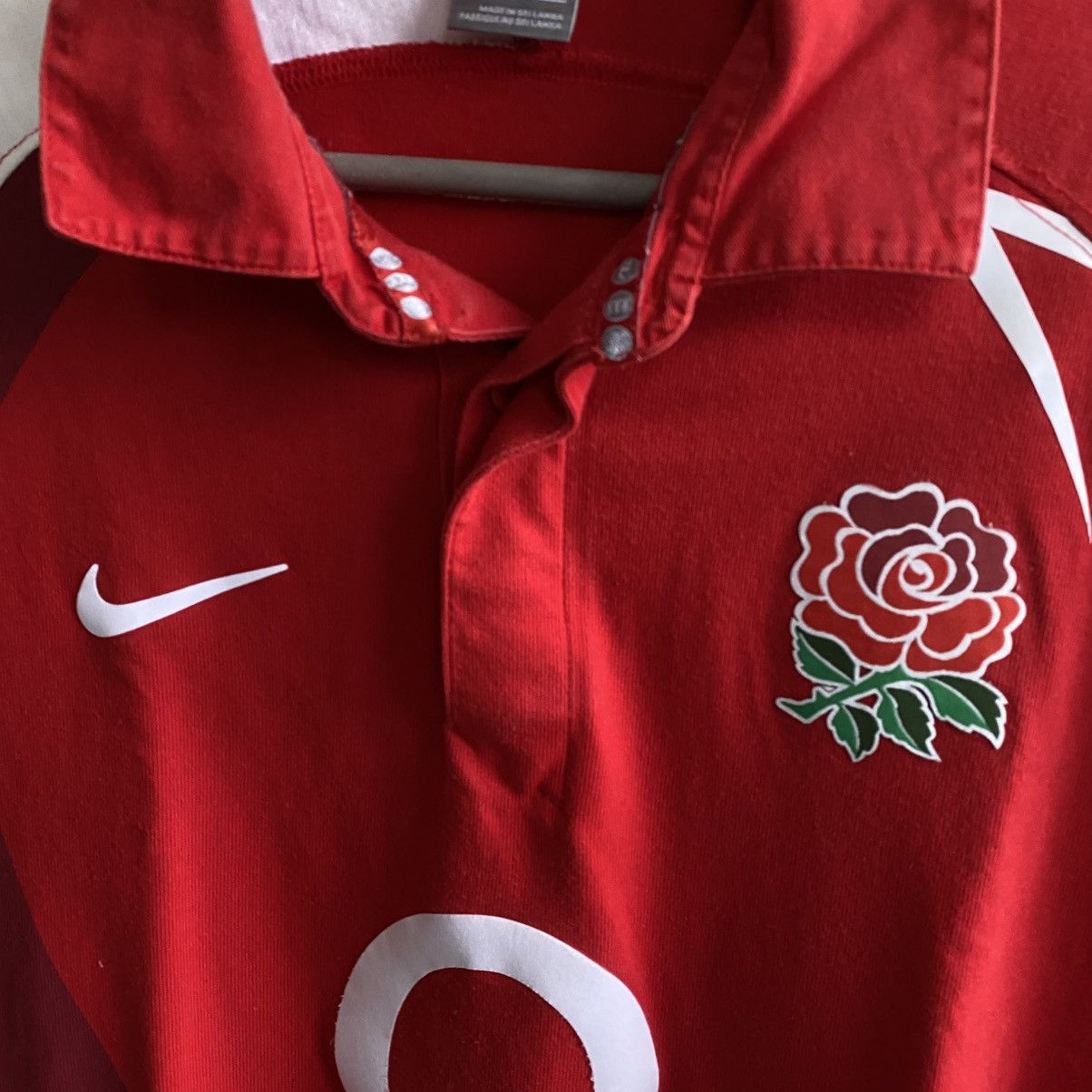 Nike Vintage Nike England Rugby Big Logo O2 streetwear polo Size US XL / EU 56 / 4 - 3 Thumbnail