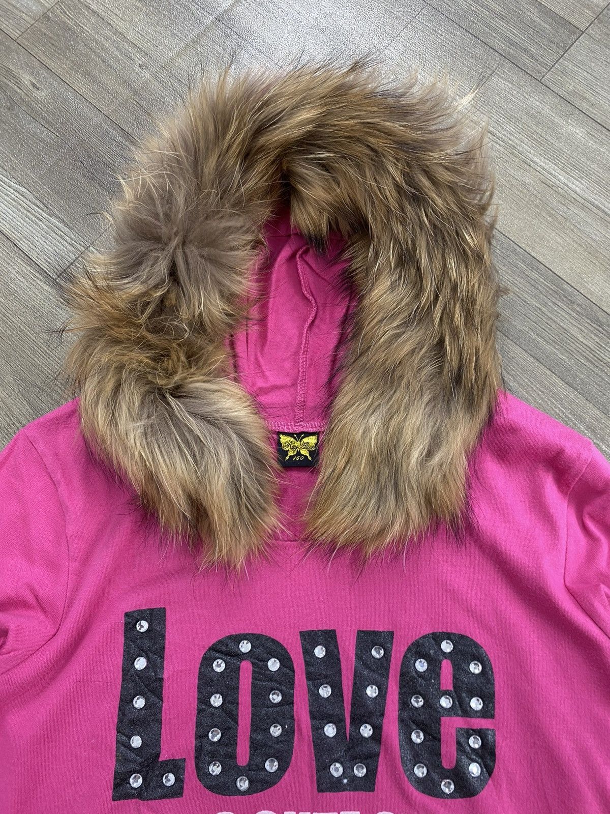 Beauty Beast 2000s Rayalice Poem Fur Gothic Hoodie Ifsixwasnine Lgb Style Size US S / EU 44-46 / 1 - 3 Thumbnail
