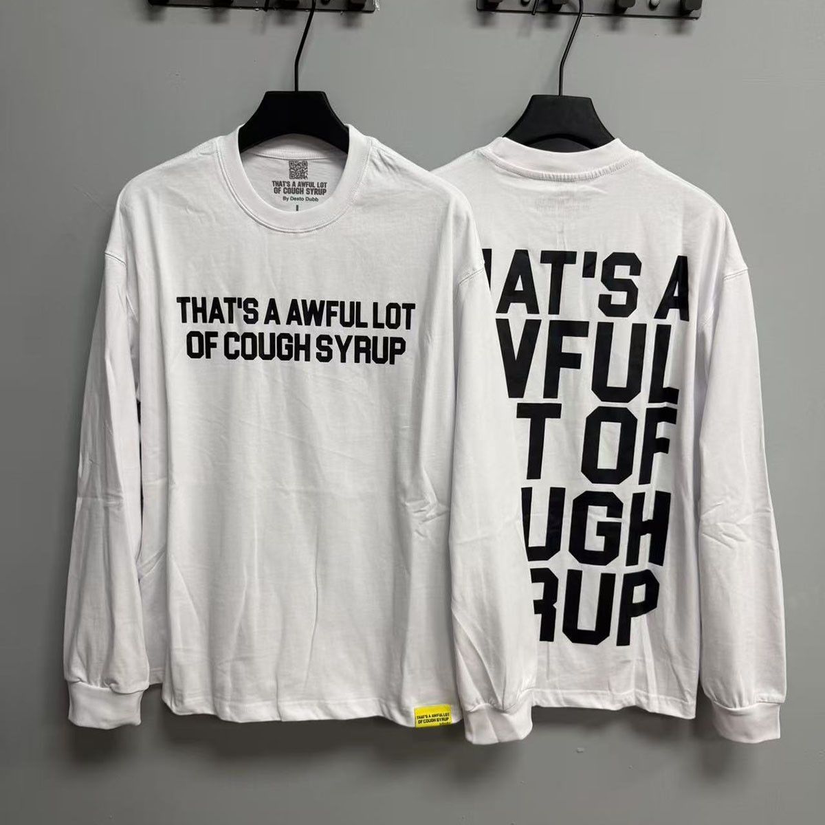 Japanese Brand Long sleeve simple basic tee letter printed shirt Size US M / EU 48-50 / 2 - 1 Thumbnail