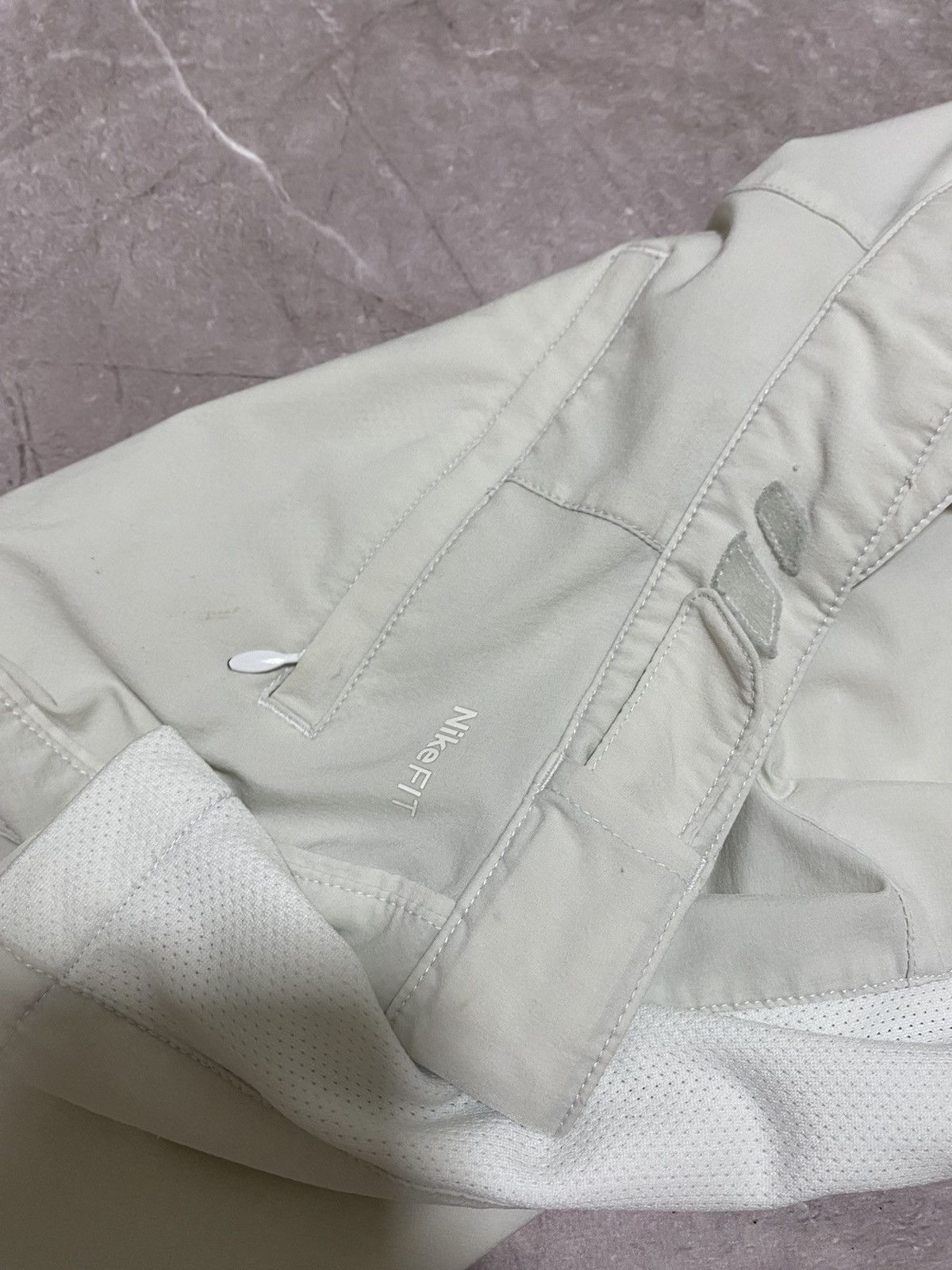 Nike × Vintage Vintage Y2K Nike Mini Swoosh Drill Shorts 90s Size US 32 / EU 48 - 12 Thumbnail
