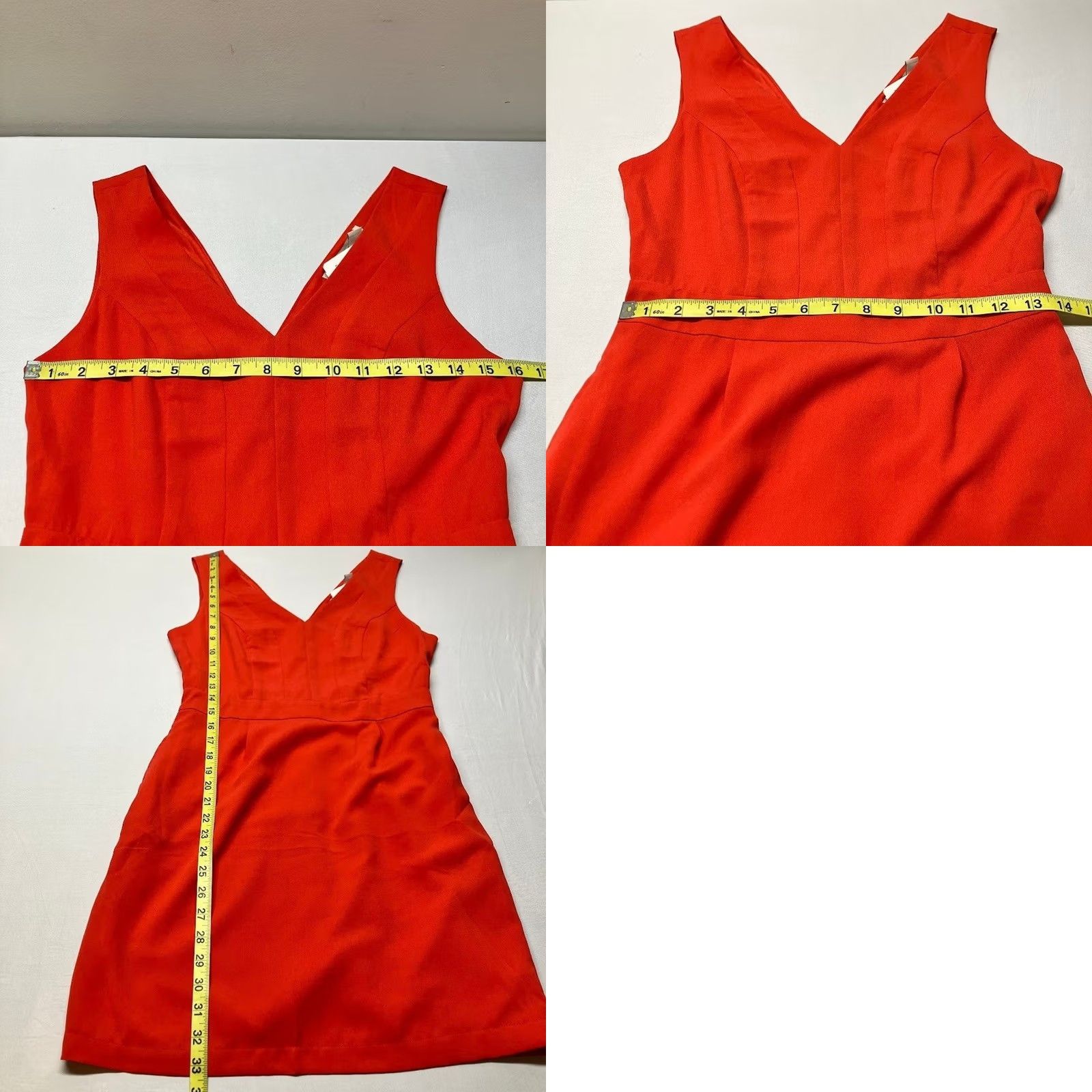 Forever 21 FOREVER 21 Red V-Neck Sleeveless Mini Sheath Tank Dress S NWT Size S / US 4 / IT 40 - 8 Thumbnail